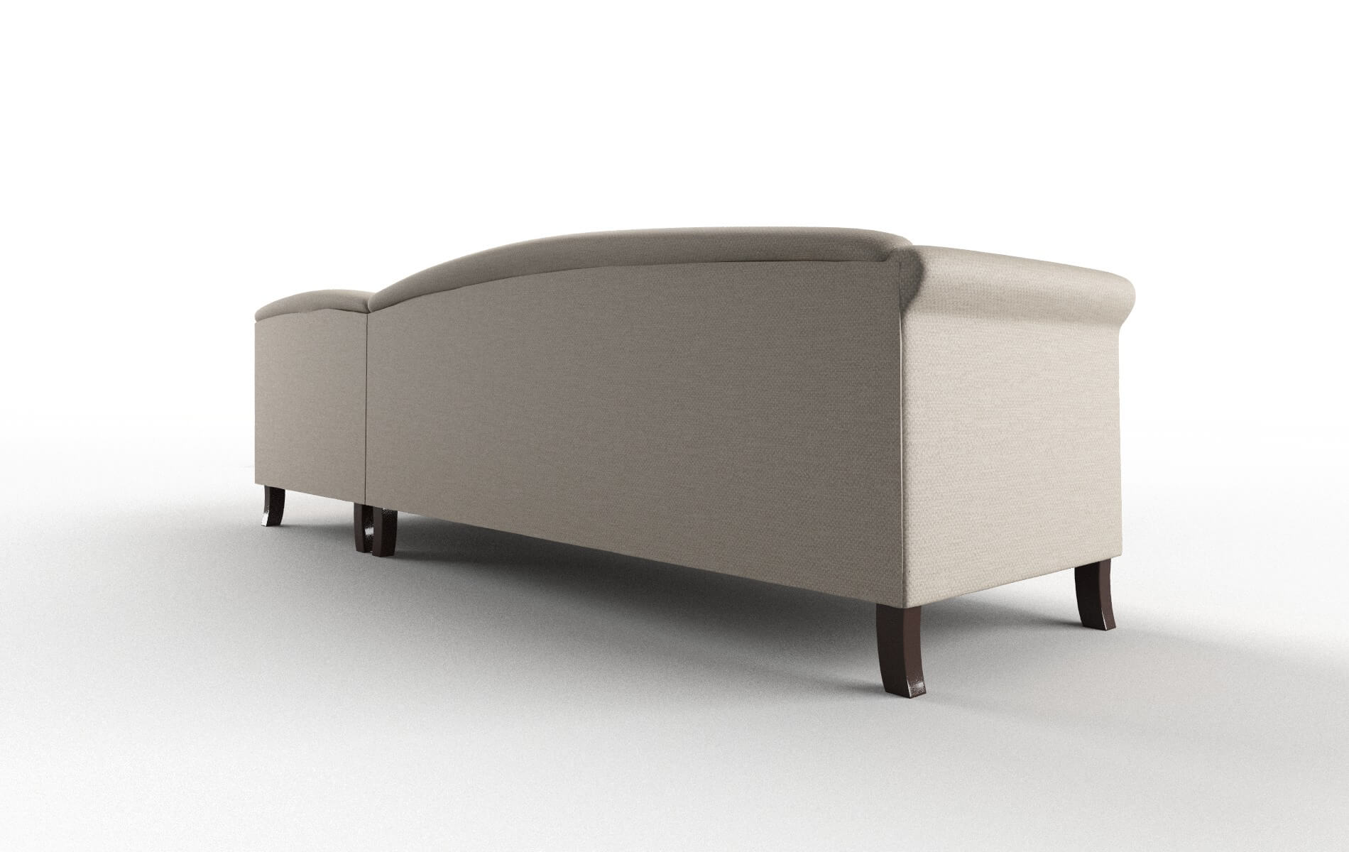 Crete Oscar Linen Panel espresso legs 5