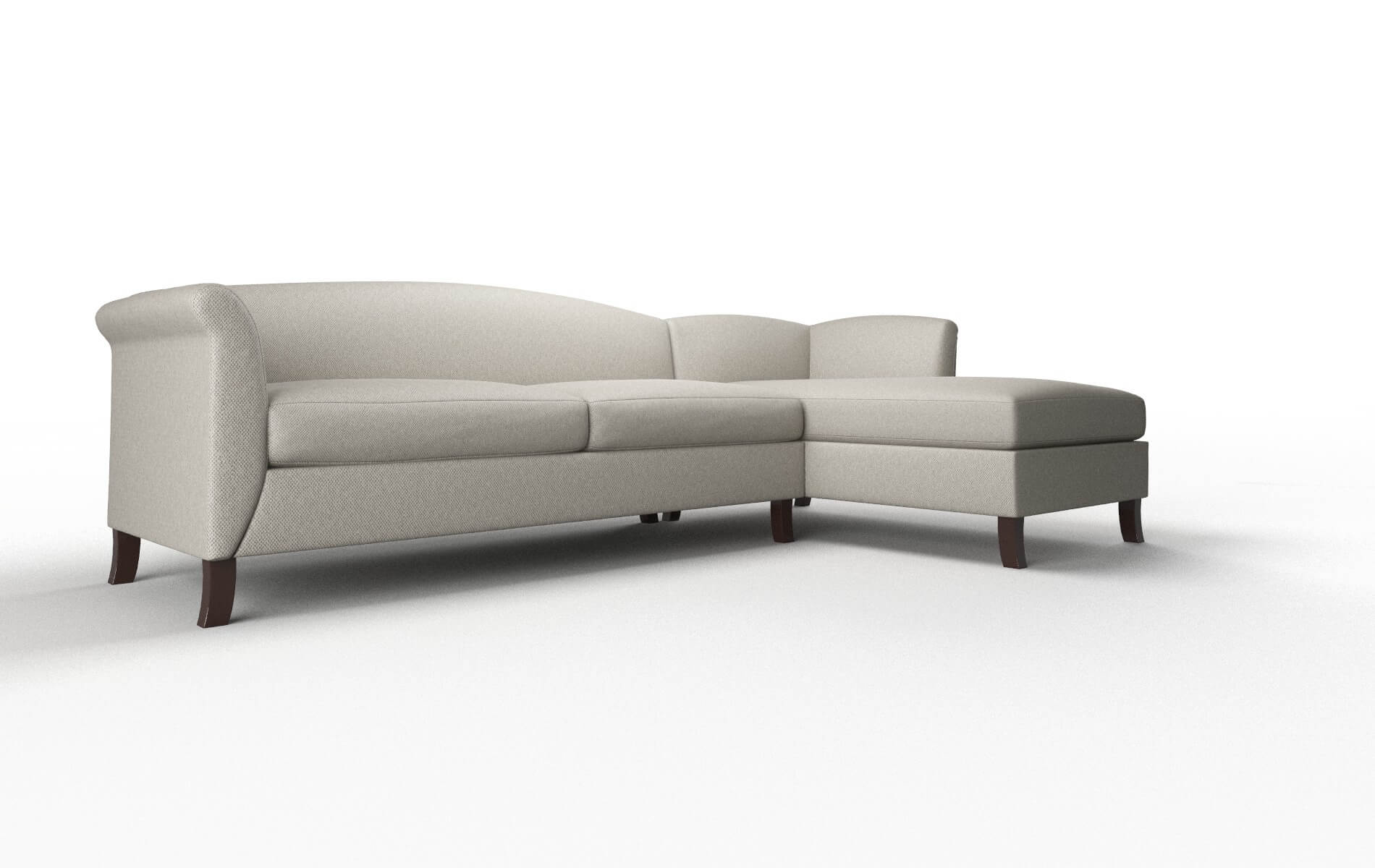 Crete Oscar Silver Panel espresso legs 2