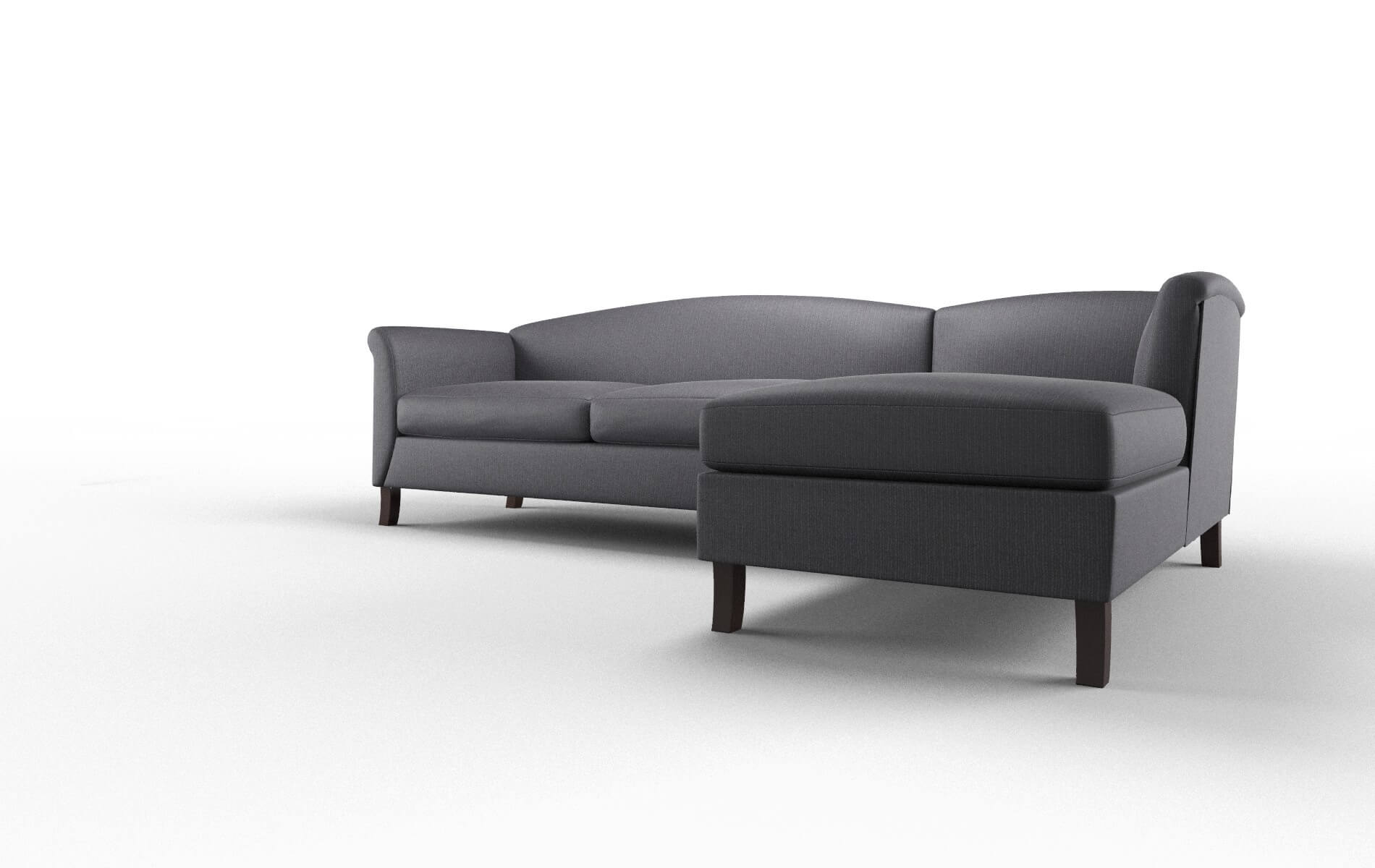 Crete Parker Charcoal Panel espresso legs 4