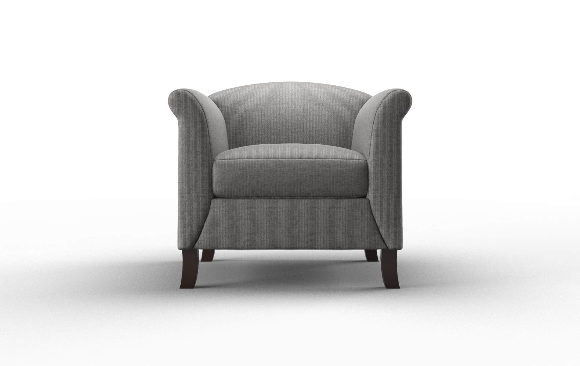 Crete Parker graphite Chair Espresso Legs  1