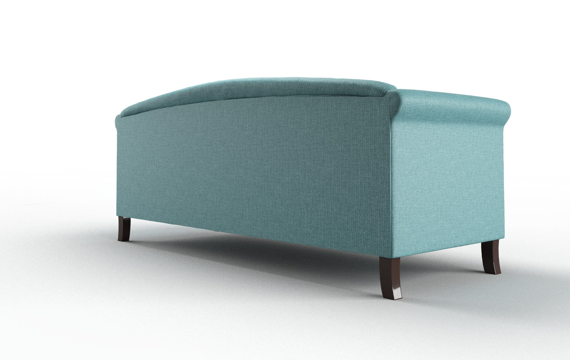 Crete Parker Turquoise Sofa espresso legs 5