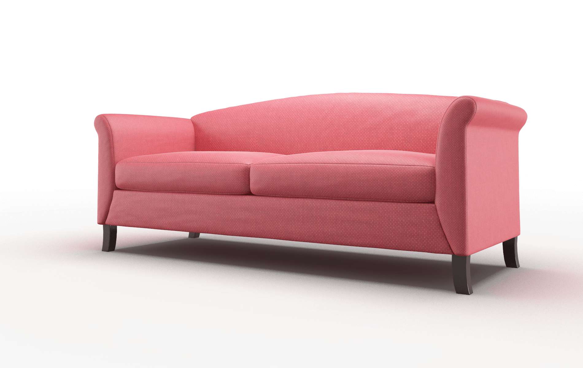 Crete Pauline Ruby Sofa espresso legs 4