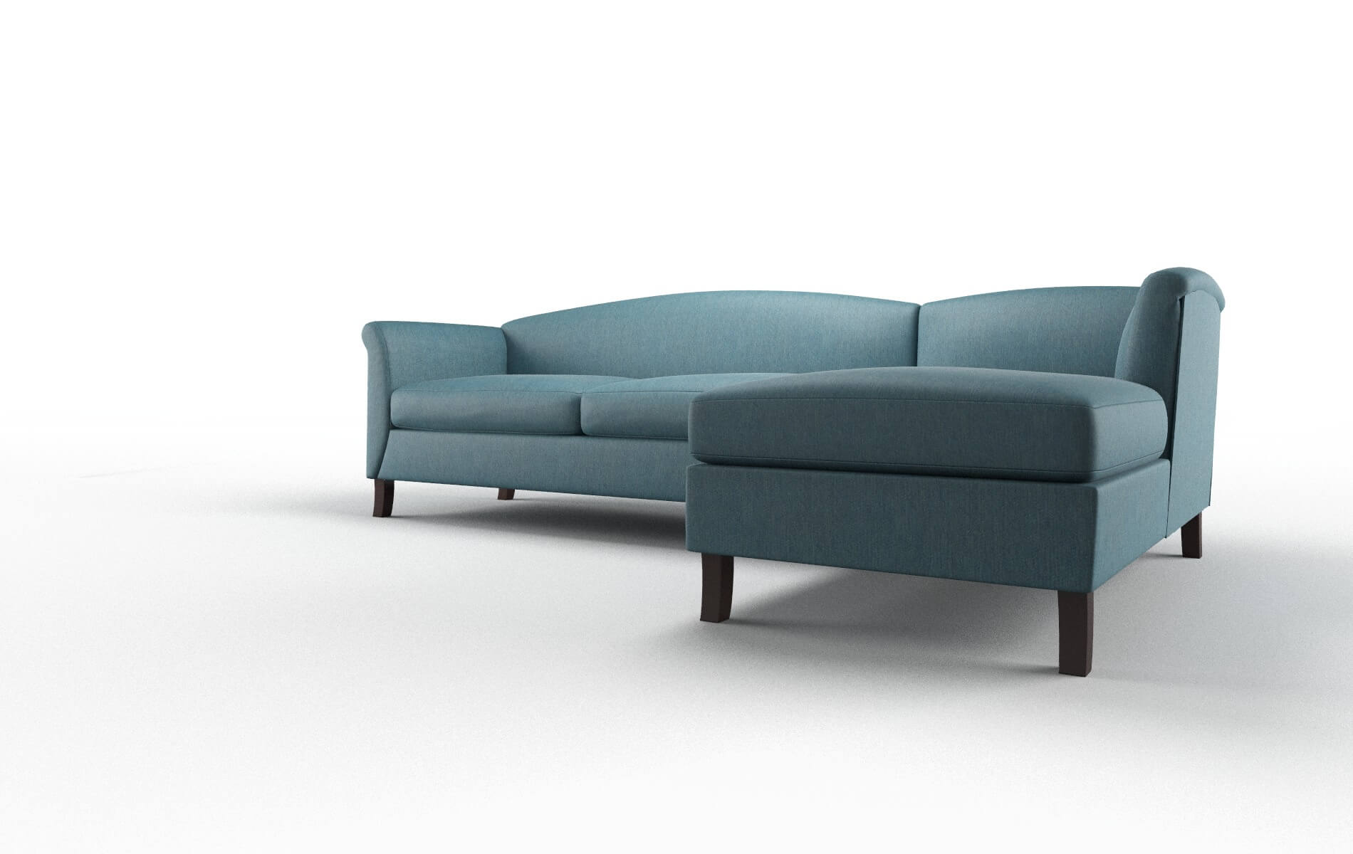 Crete Portland Prussian Panel espresso legs 4