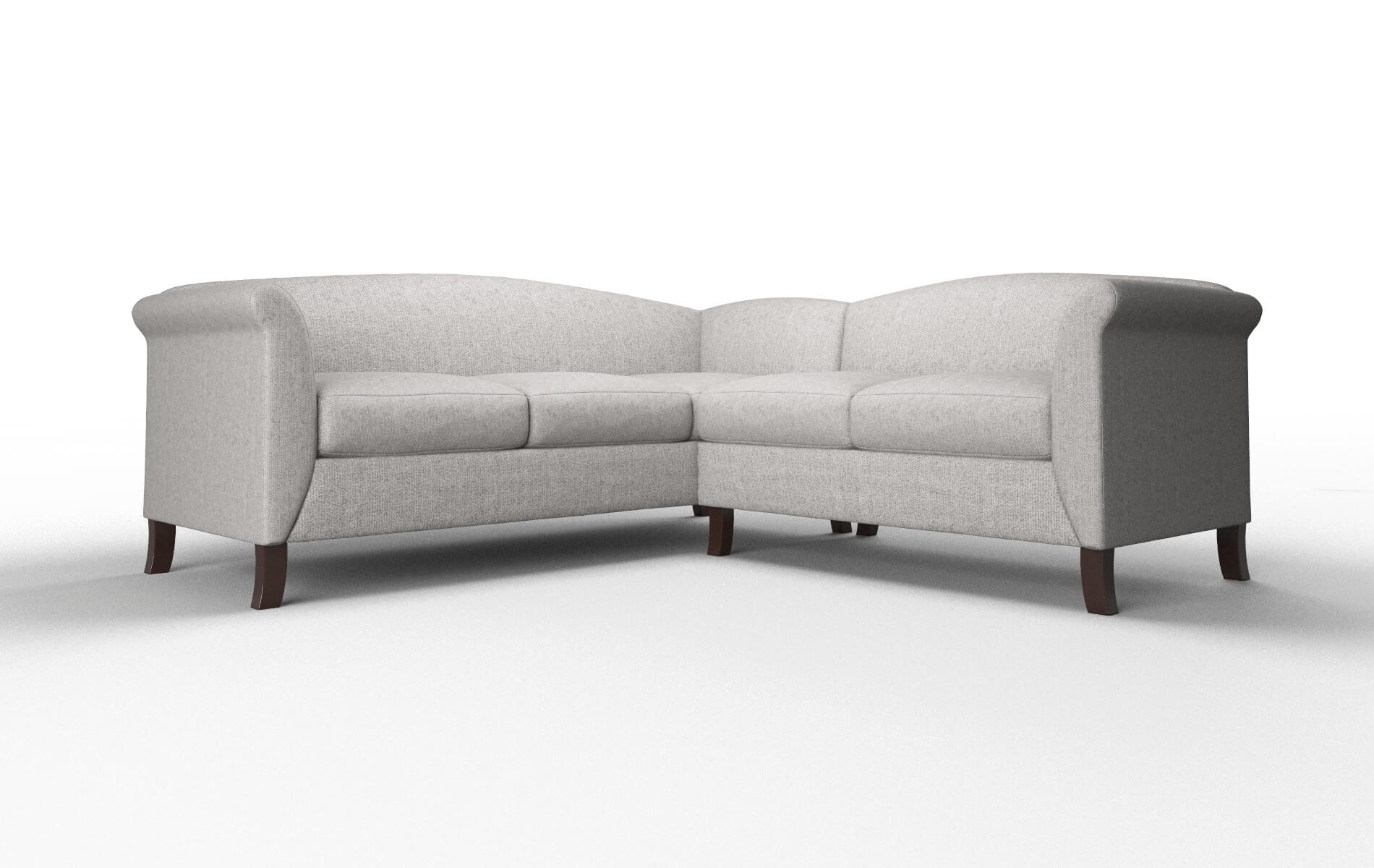 Crete Prime Ash Sectional espresso legs 1