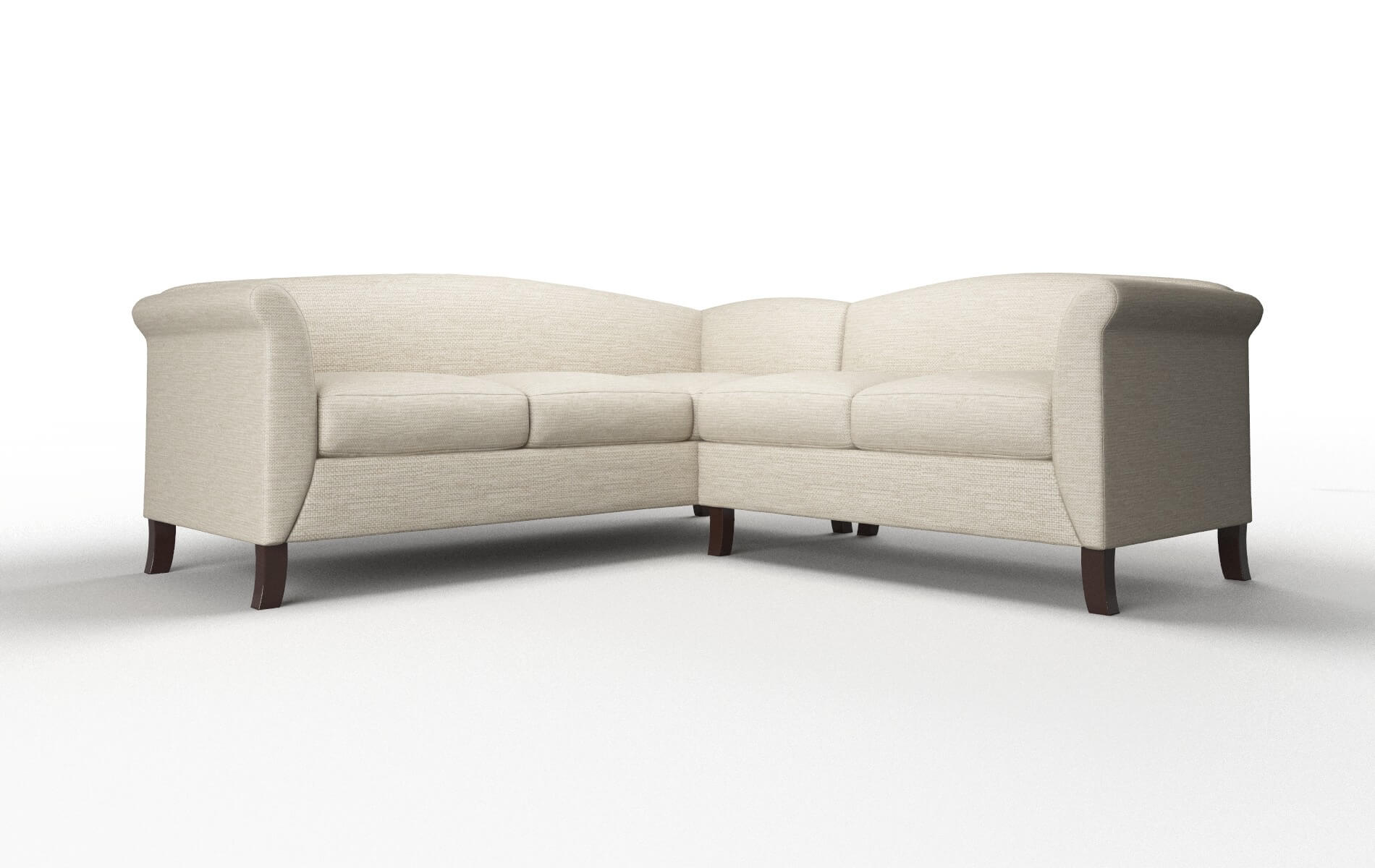 Crete Prime Dusk Sectional espresso legs 1