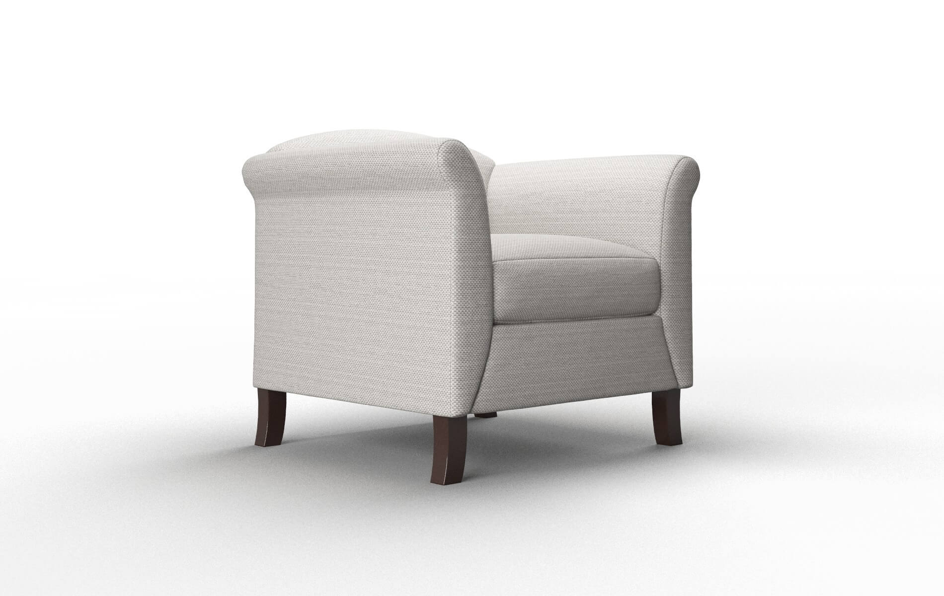 Crete Redondo Stone Chair espresso legs 2