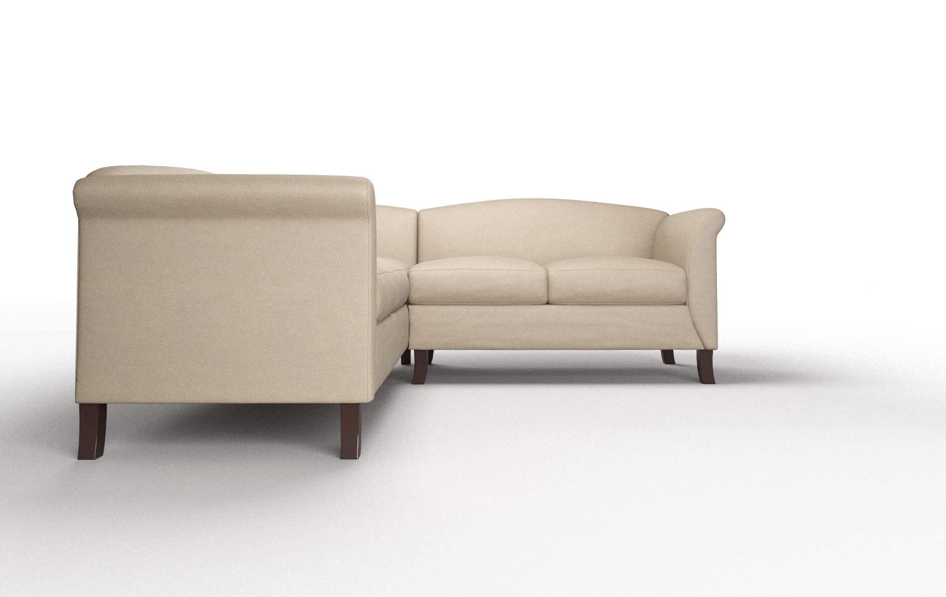 Crete Rocket Cappuccino Sectional espresso legs 2