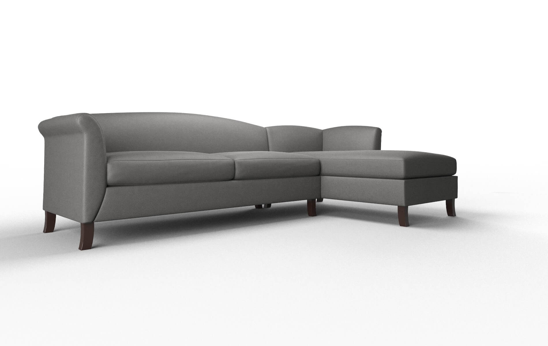 Crete Rocket Charcoal Panel espresso legs 2