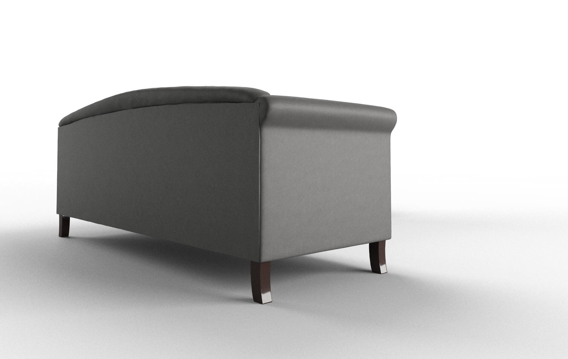 Crete Rocket Charcoal Sectional espresso legs 3