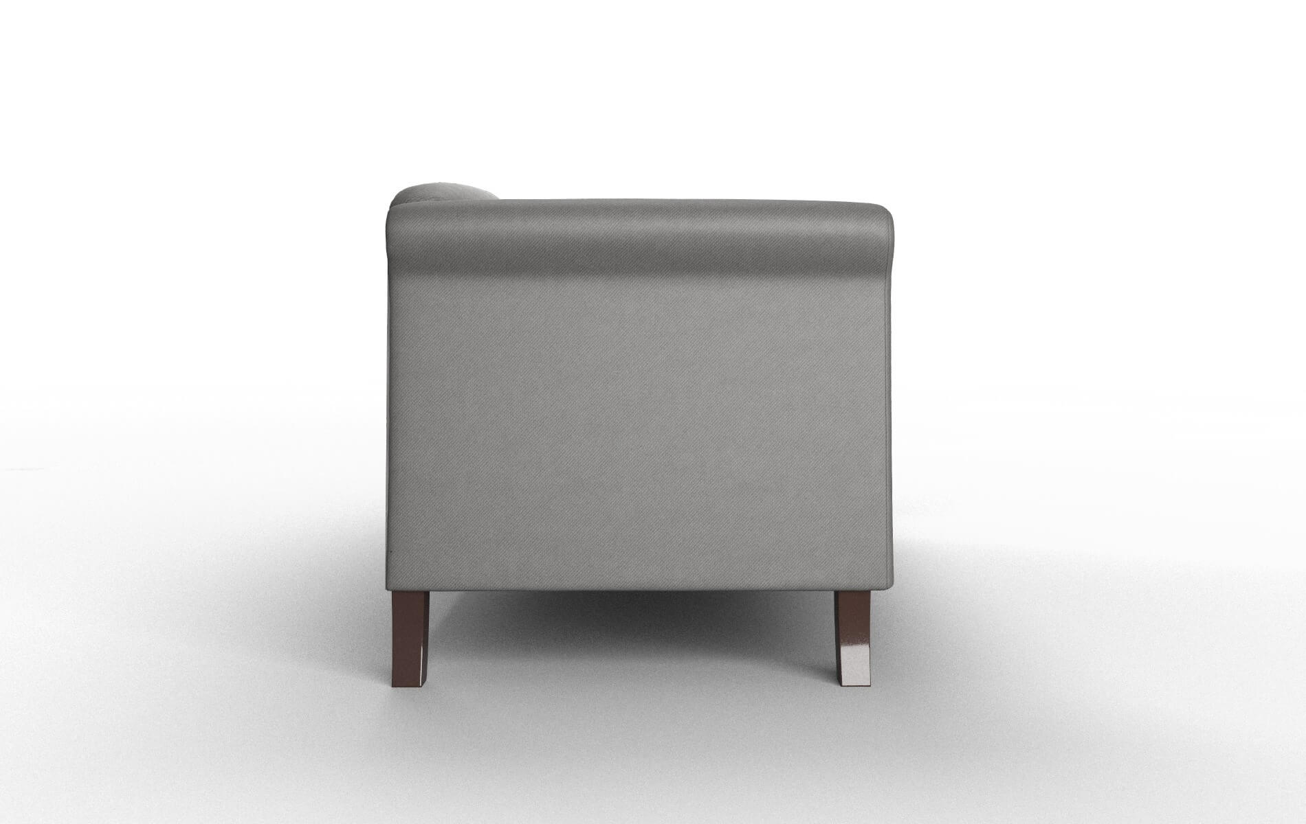 Crete Rocket Charcoal Sofa espresso legs 3