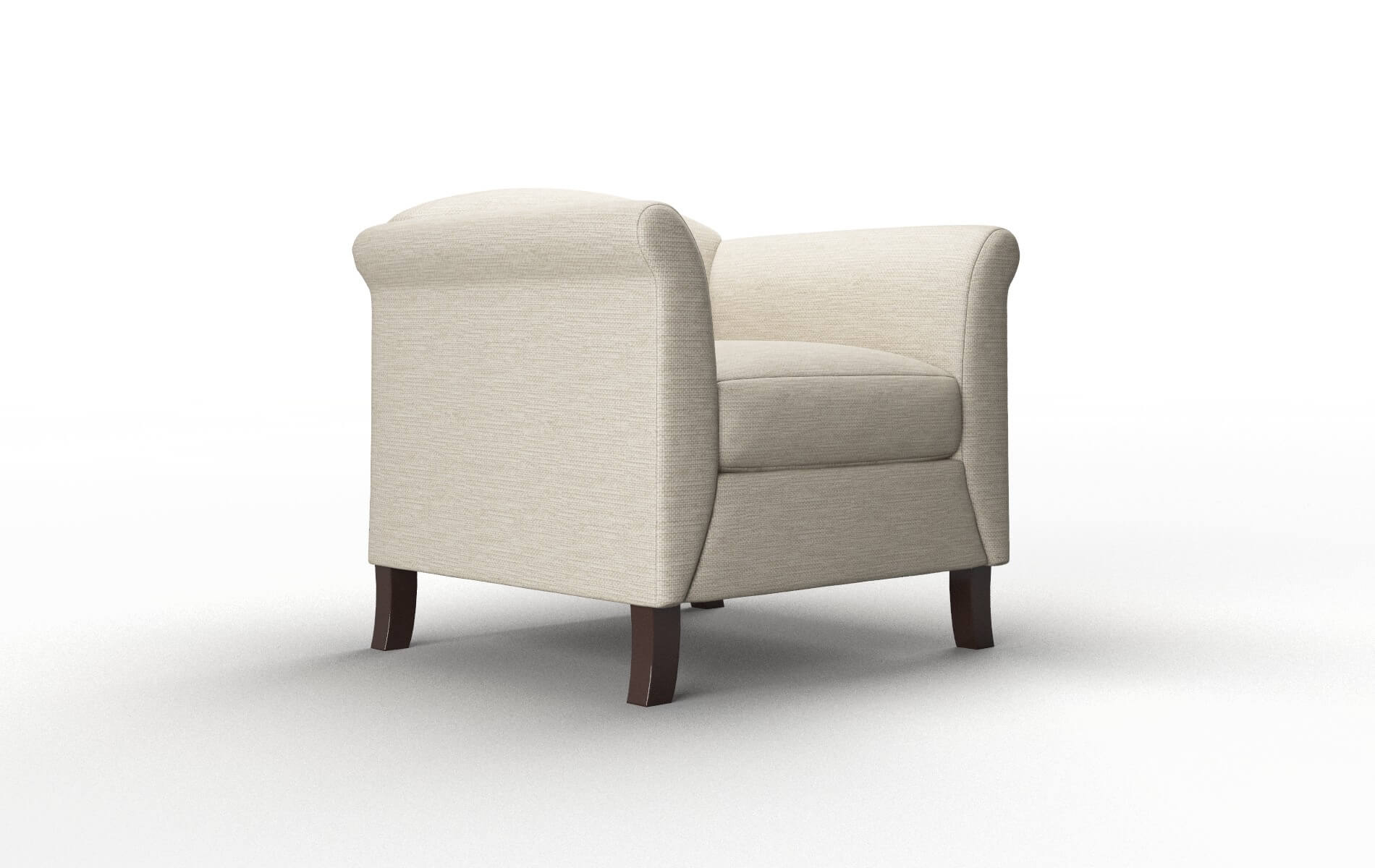 Crete Rocket Dove Chair espresso legs 2