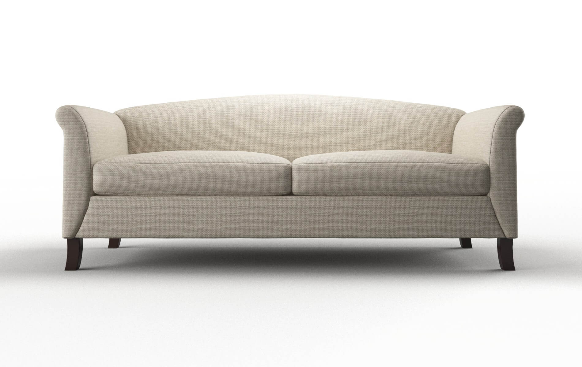 Crete Rocket Dove Sofa espresso legs 1