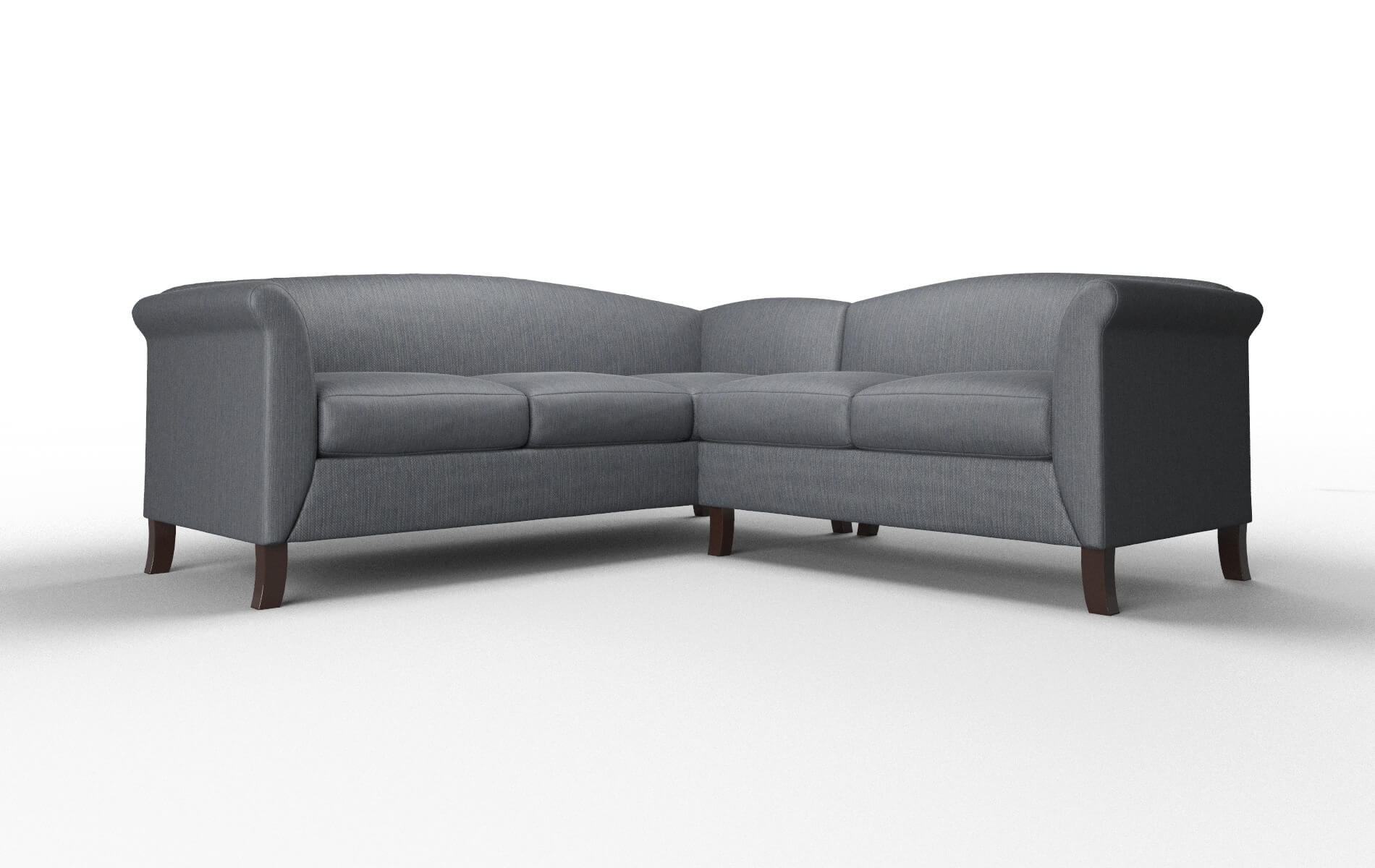 Crete Rocket Eclipse Sectional espresso legs 1