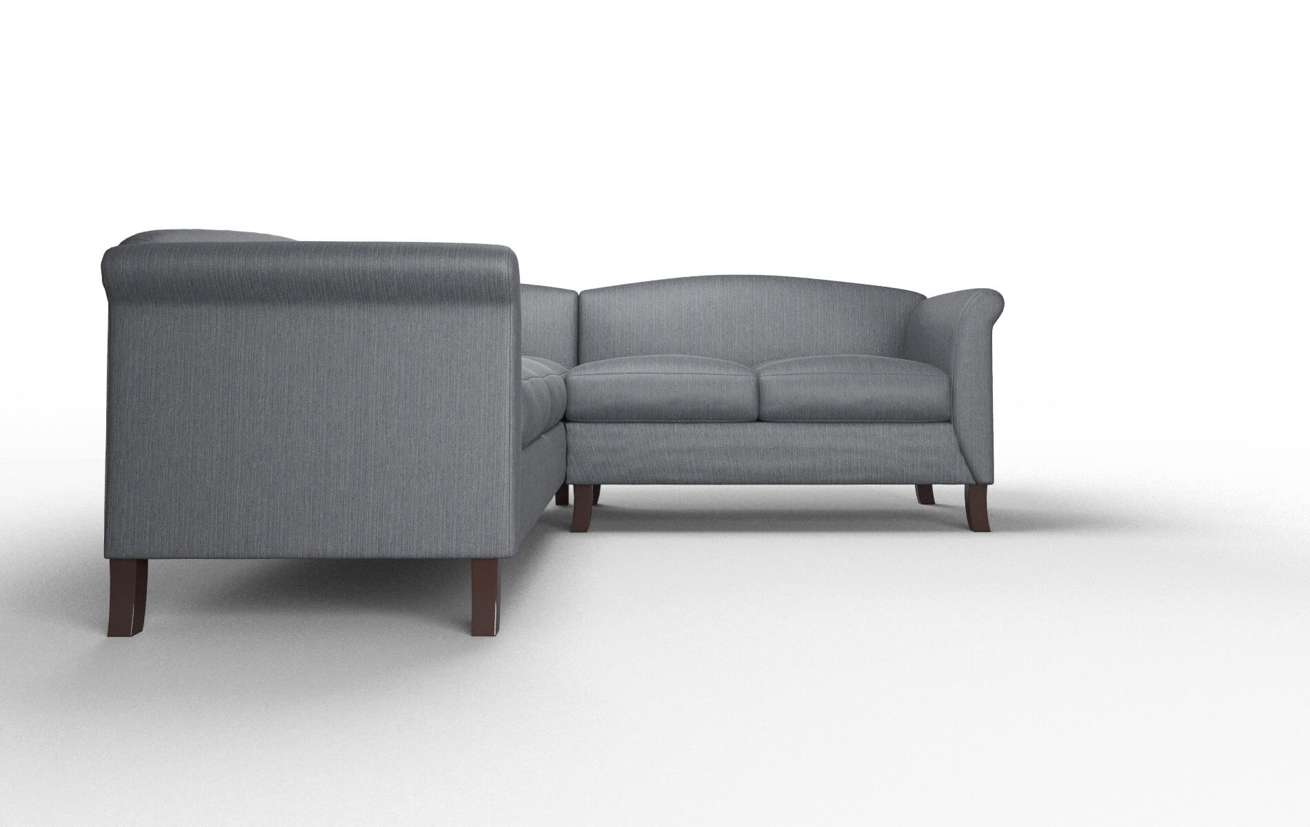 Crete Rocket Eclipse Sectional espresso legs 2
