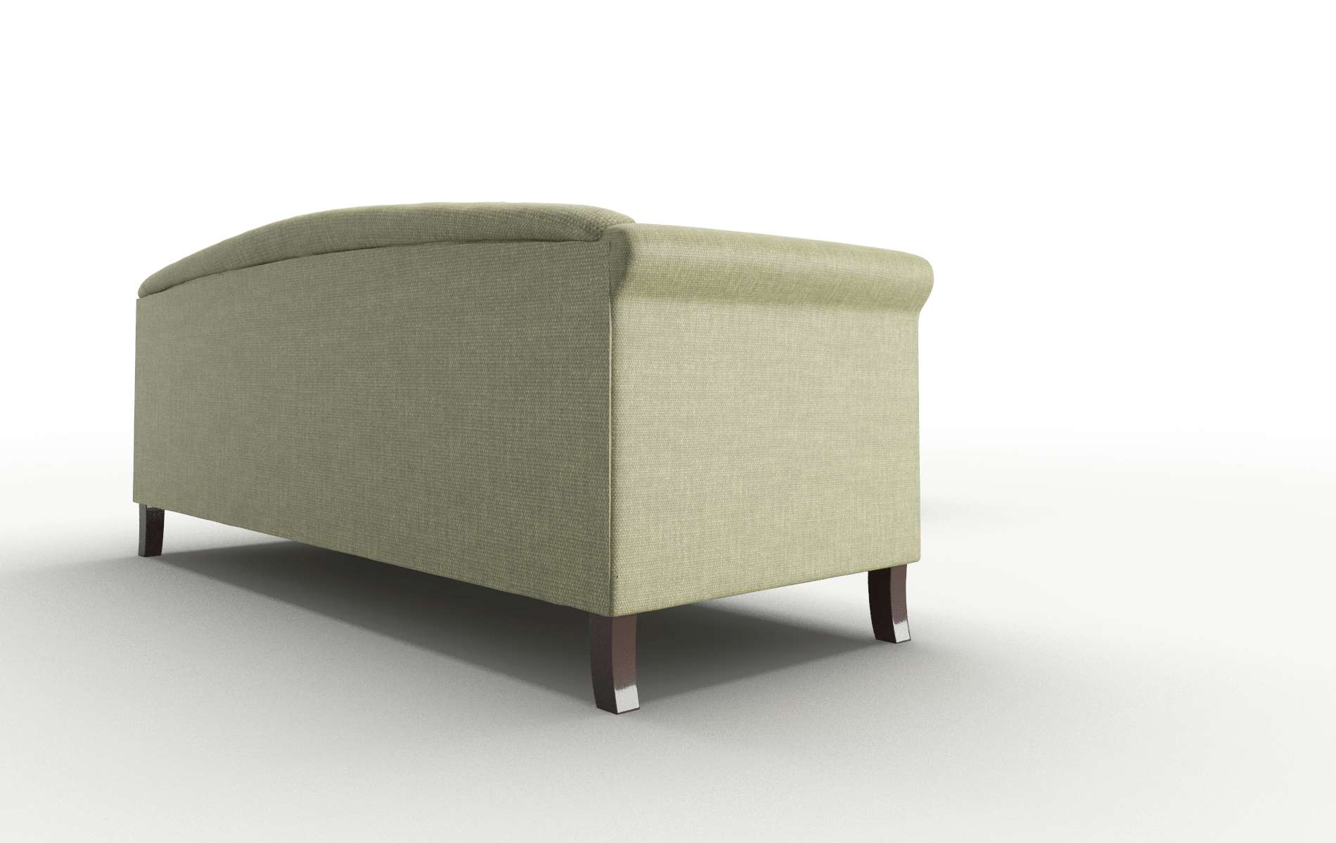 Crete Rocket Evergreen Sectional espresso legs 3