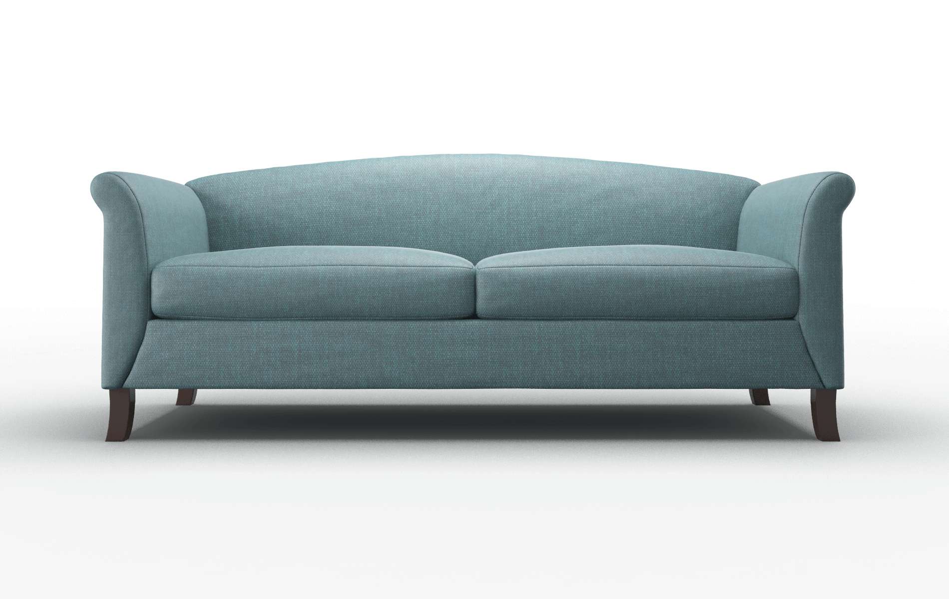 Crete Rocket Peacock Sofa espresso legs 1