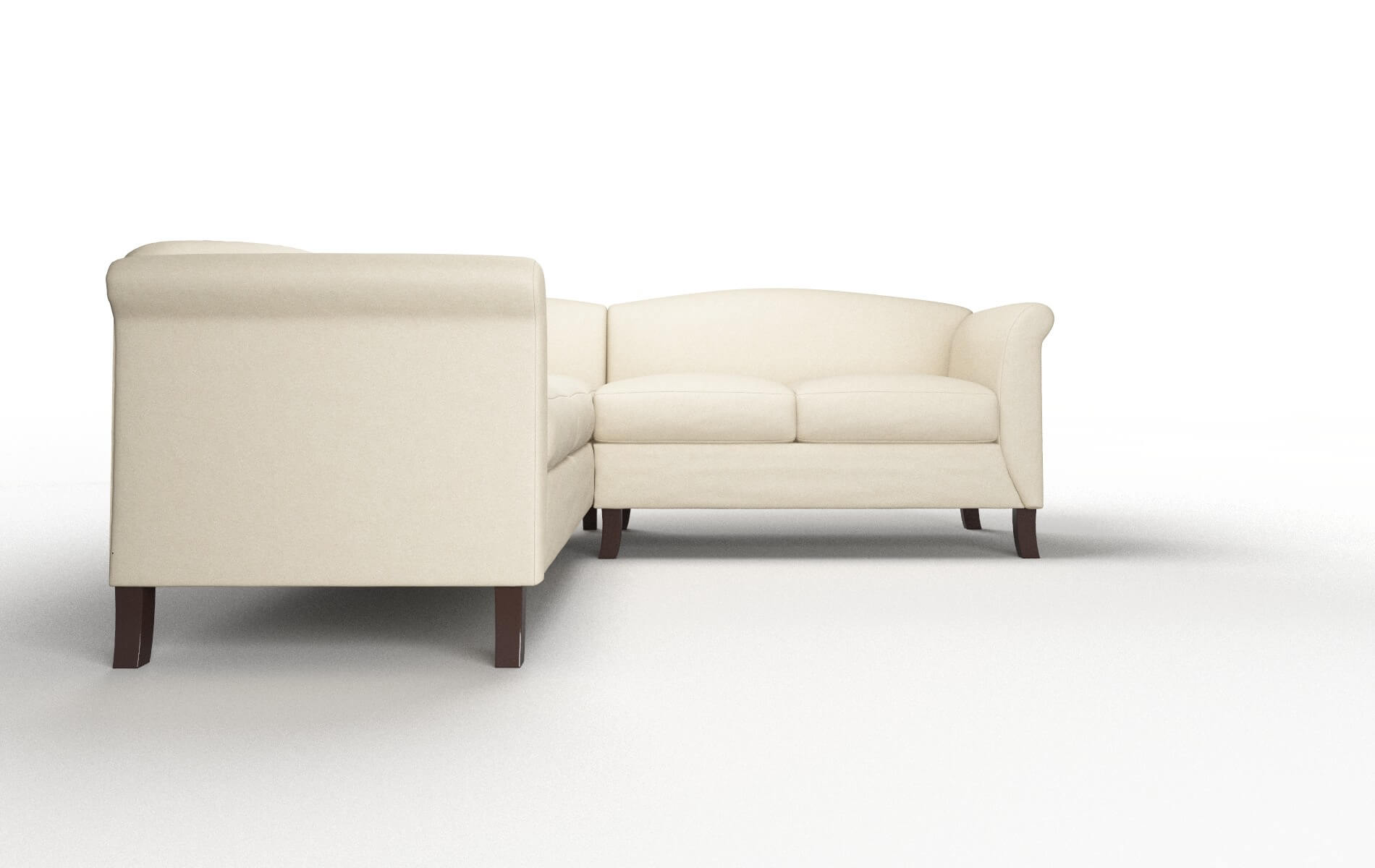 Crete Rocket Sand Sectional espresso legs 2