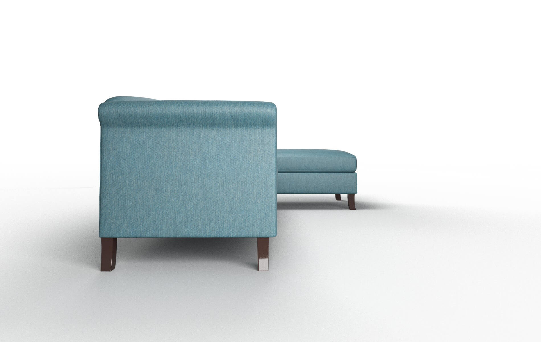 Crete Royale Electric_blue Panel espresso legs 3