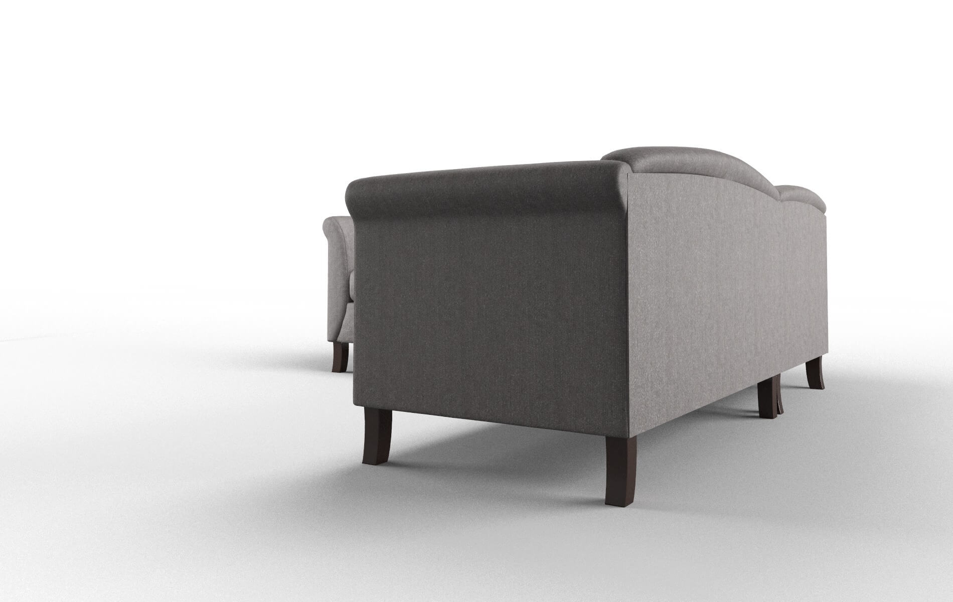 Crete Sasha Granite Sectional espresso legs 4