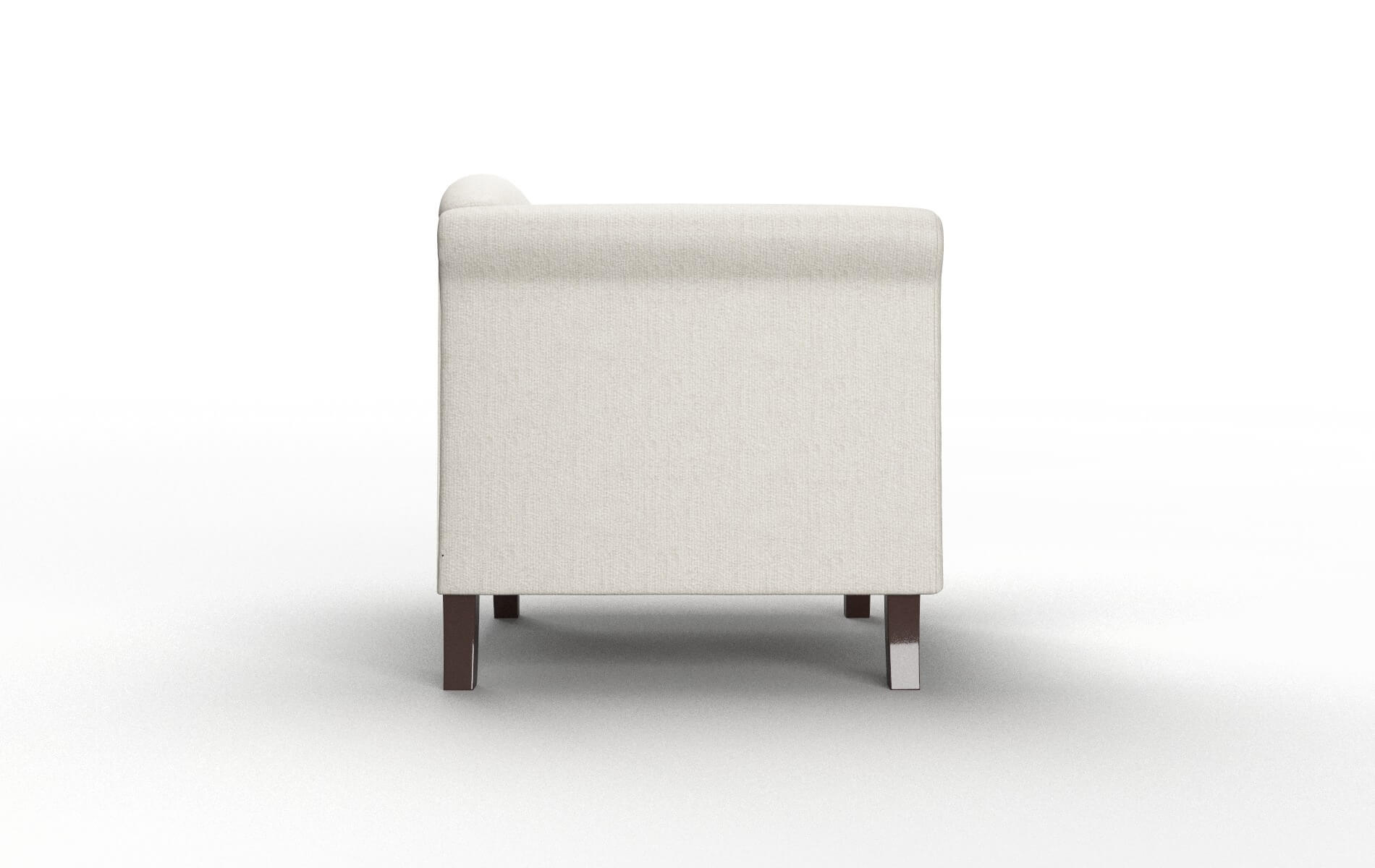 Crete Sasha Linen Chair espresso legs 3