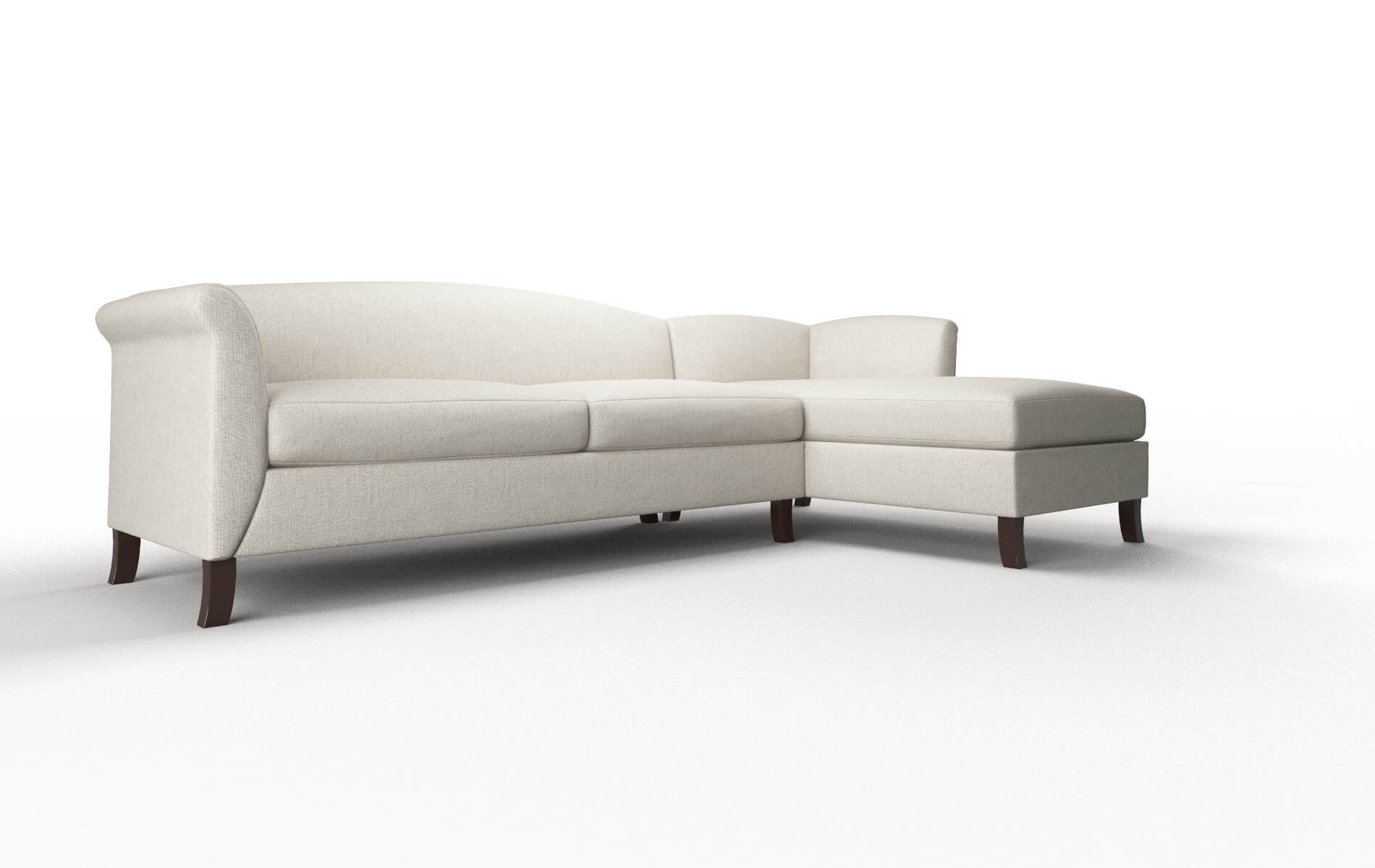 Crete Sasha Linen Panel espresso legs 2