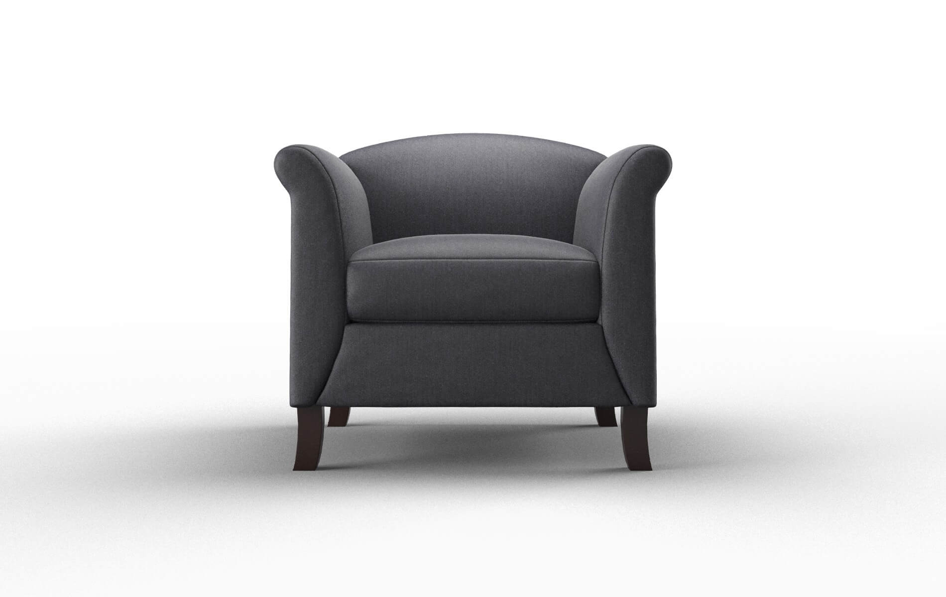 Crete Sasha navy Chair Espresso Legs  1