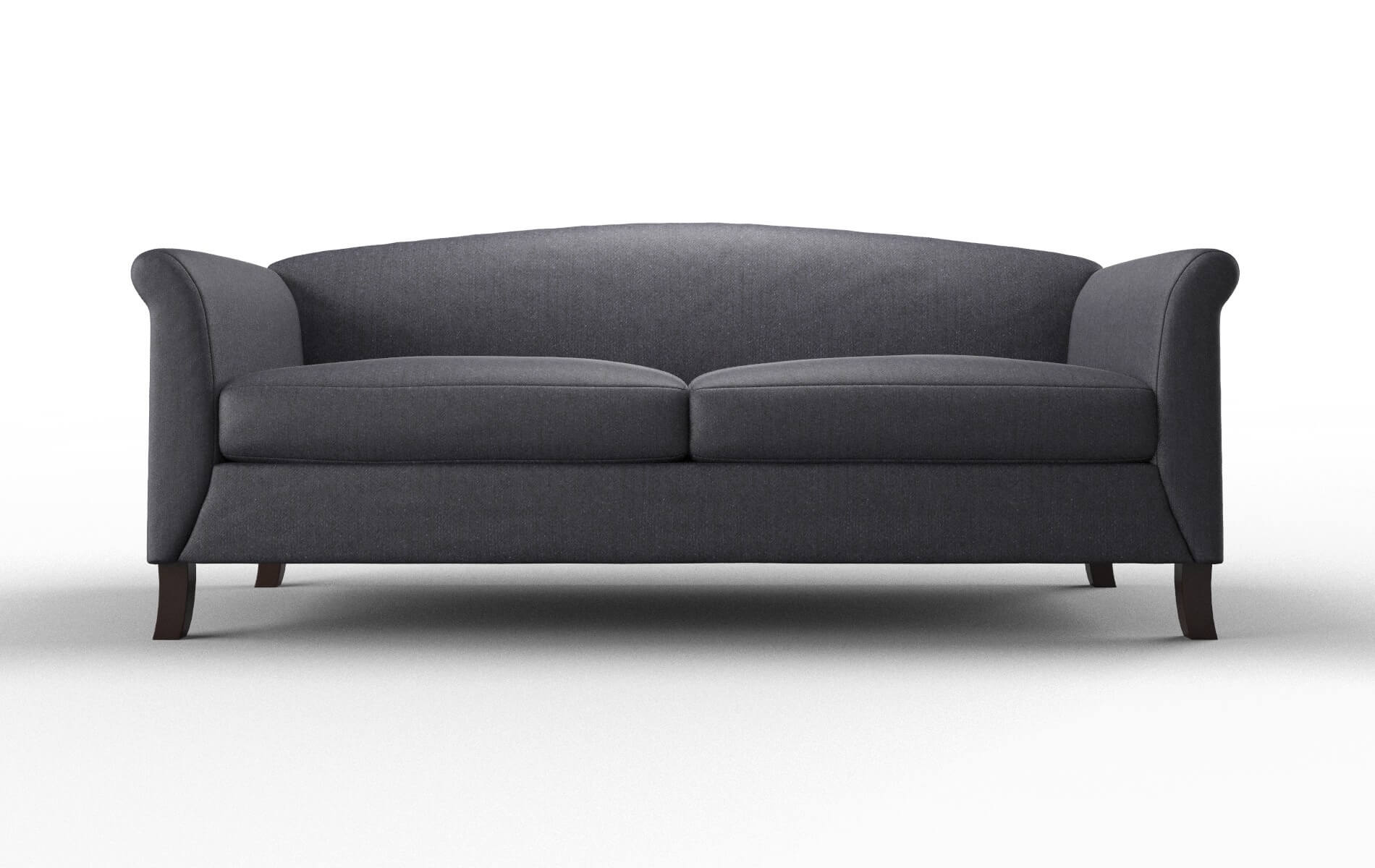 Crete Sasha Navy Sofa espresso legs 1