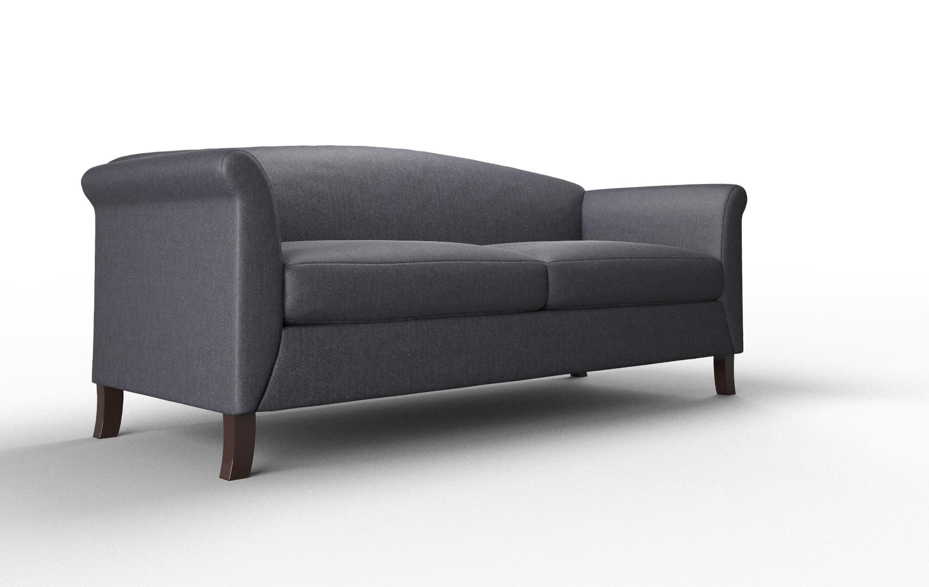 Crete Sasha Navy Sofa espresso legs 2