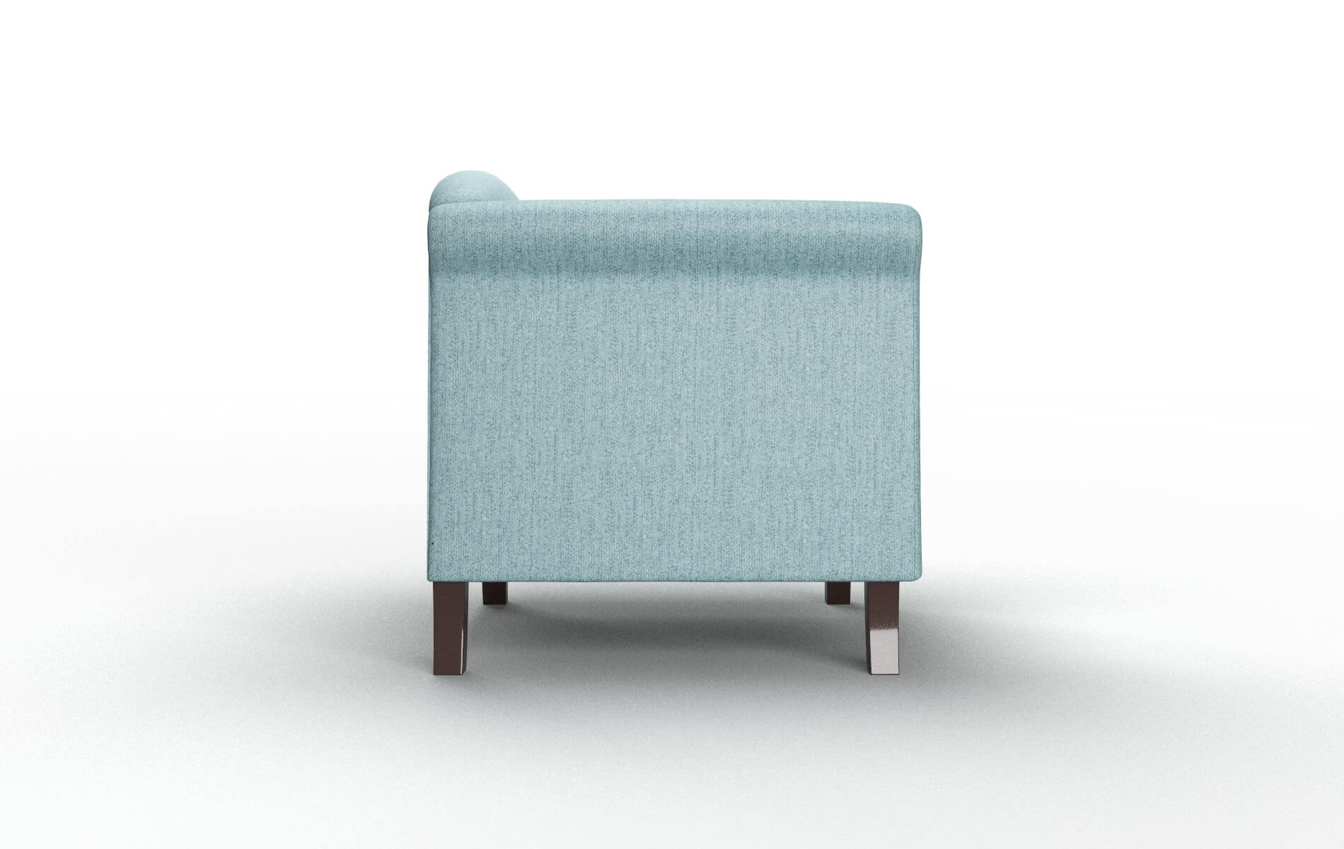 Crete Sasha Teal Chair espresso legs 3