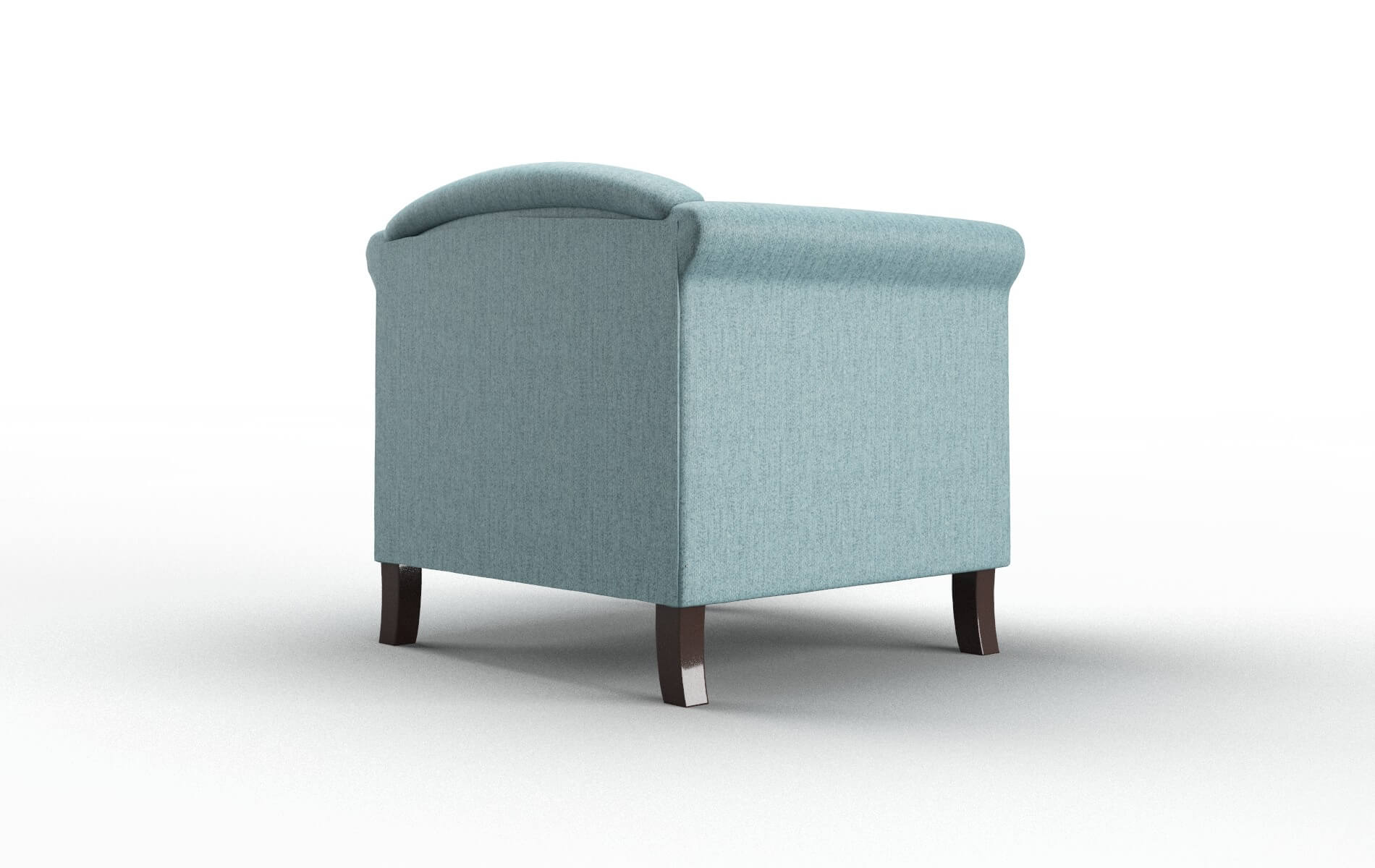 Crete Sasha Teal Chair espresso legs 5
