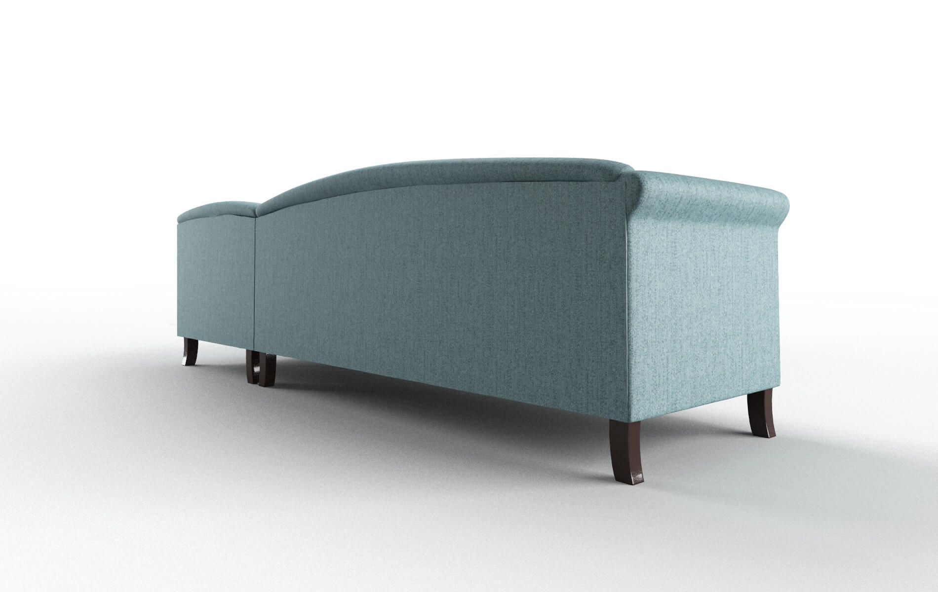 Crete Sasha Teal Panel espresso legs 5