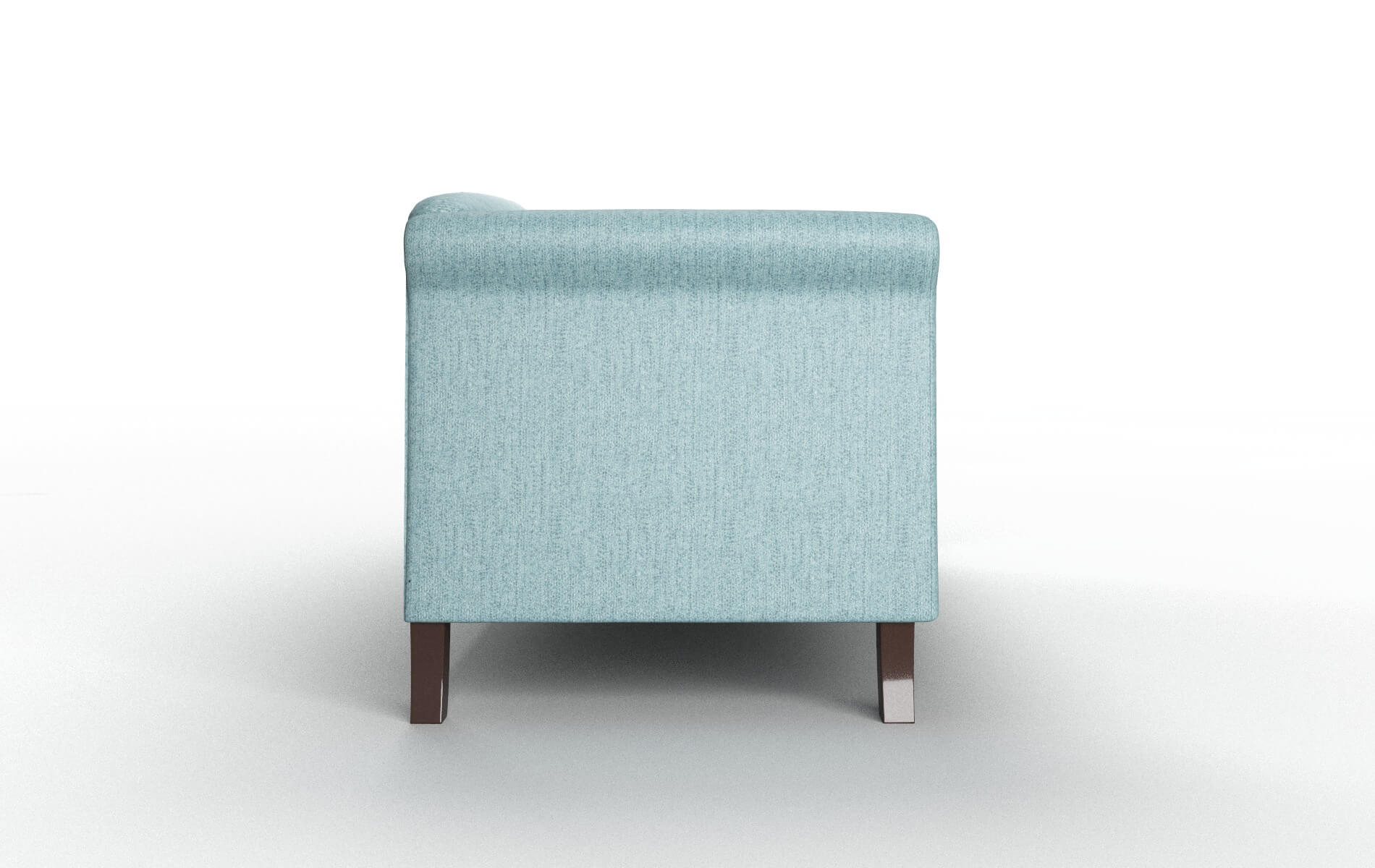 Crete Sasha Teal Sofa espresso legs 3