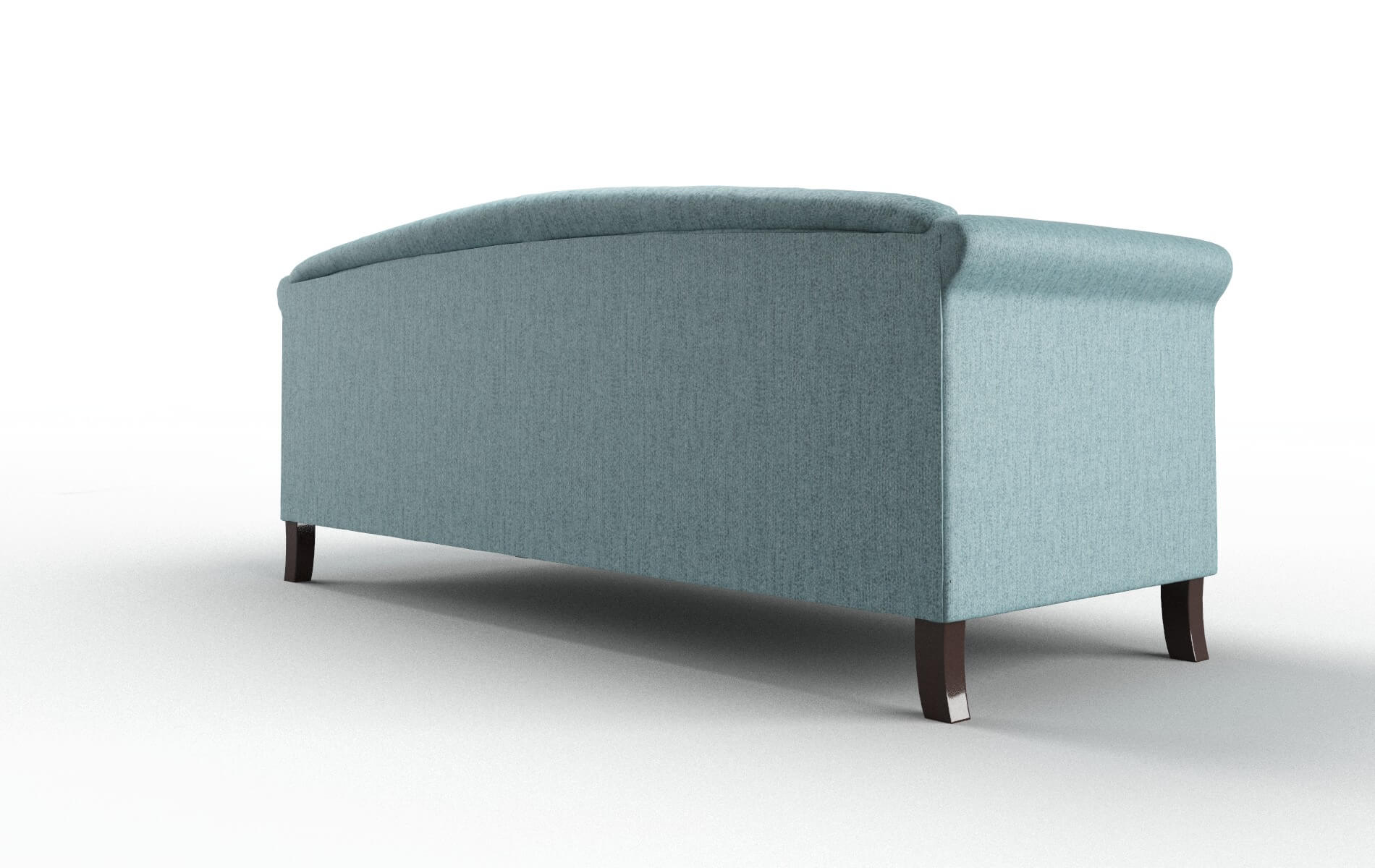 Crete Sasha Teal Sofa espresso legs 5
