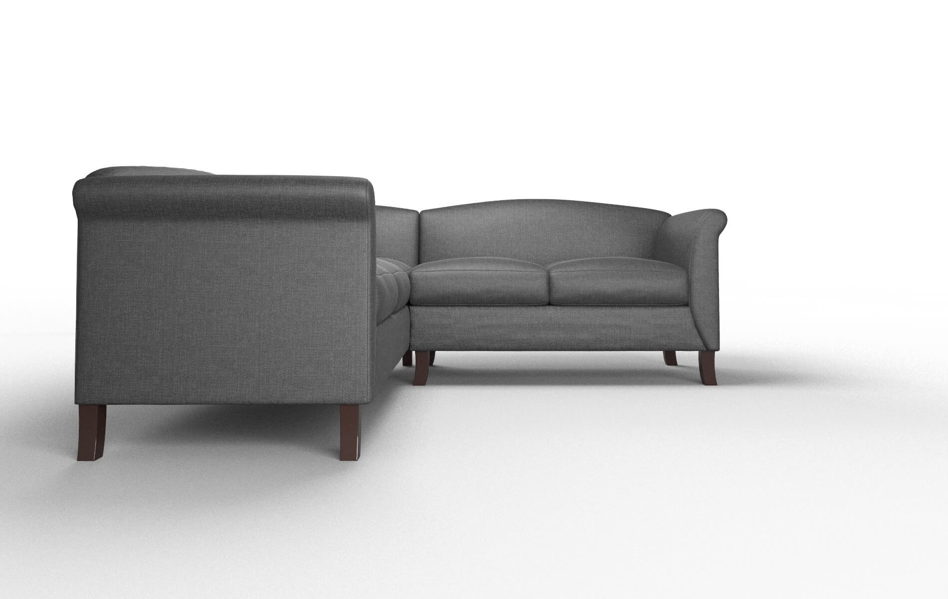Crete Sosoftness 54 Sectional espresso legs 2