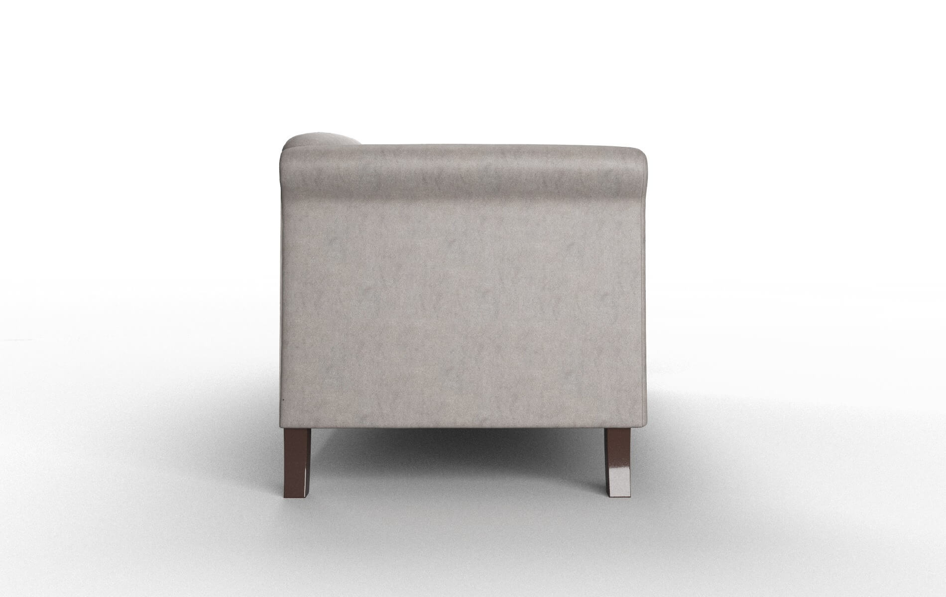 Crete Suave Slate Sofa espresso legs 3