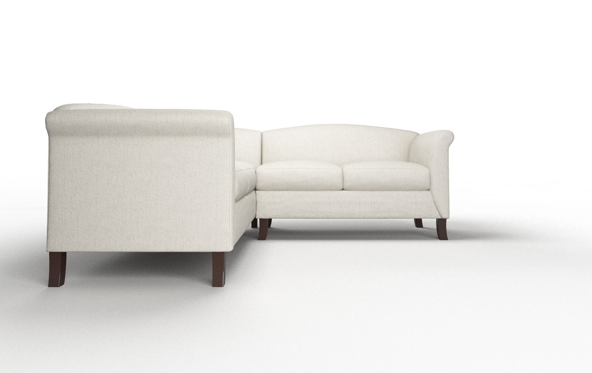 Crete Terrain Natural Sectional espresso legs 2