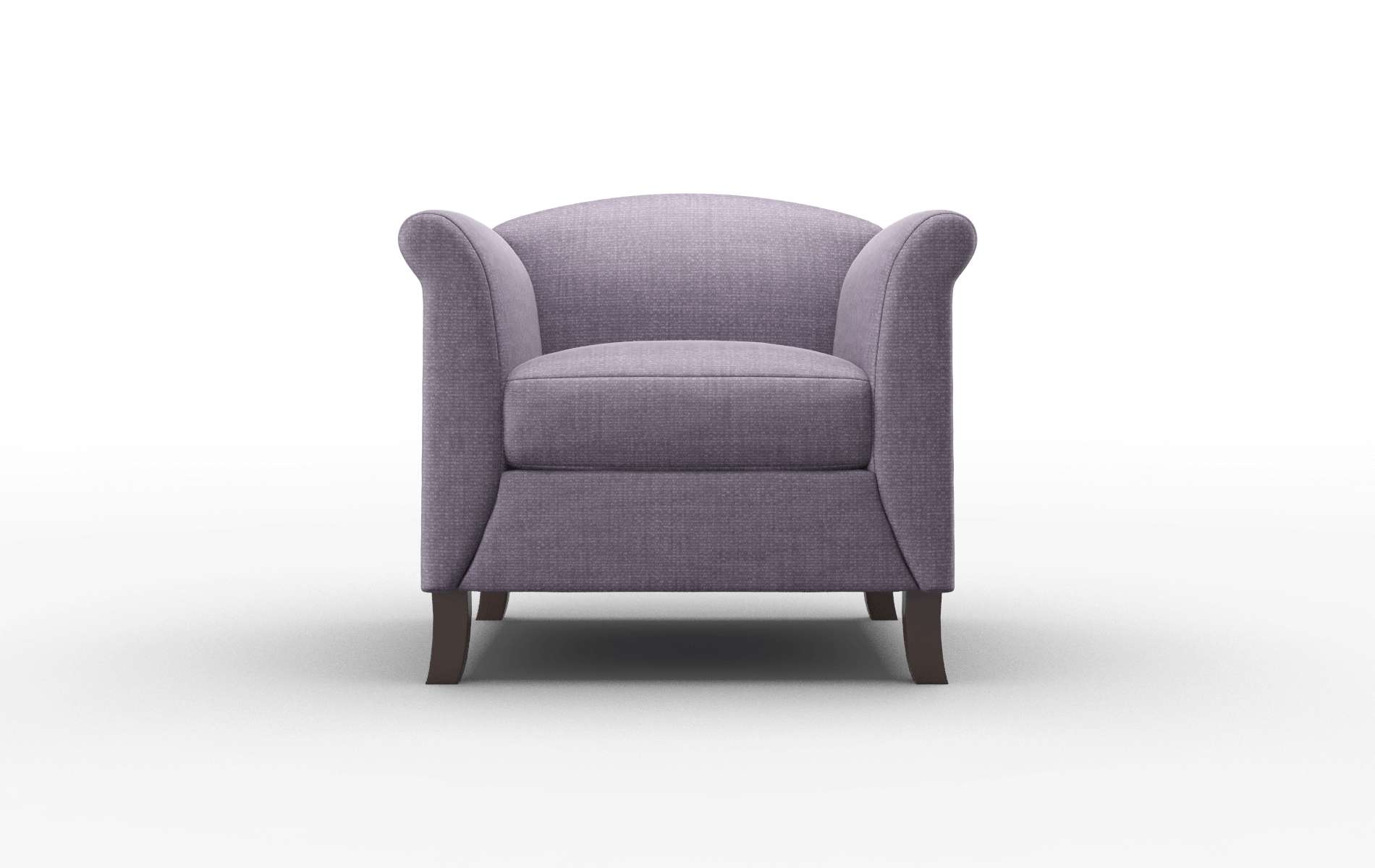 Crete Tess Blackberry Chair espresso legs 1