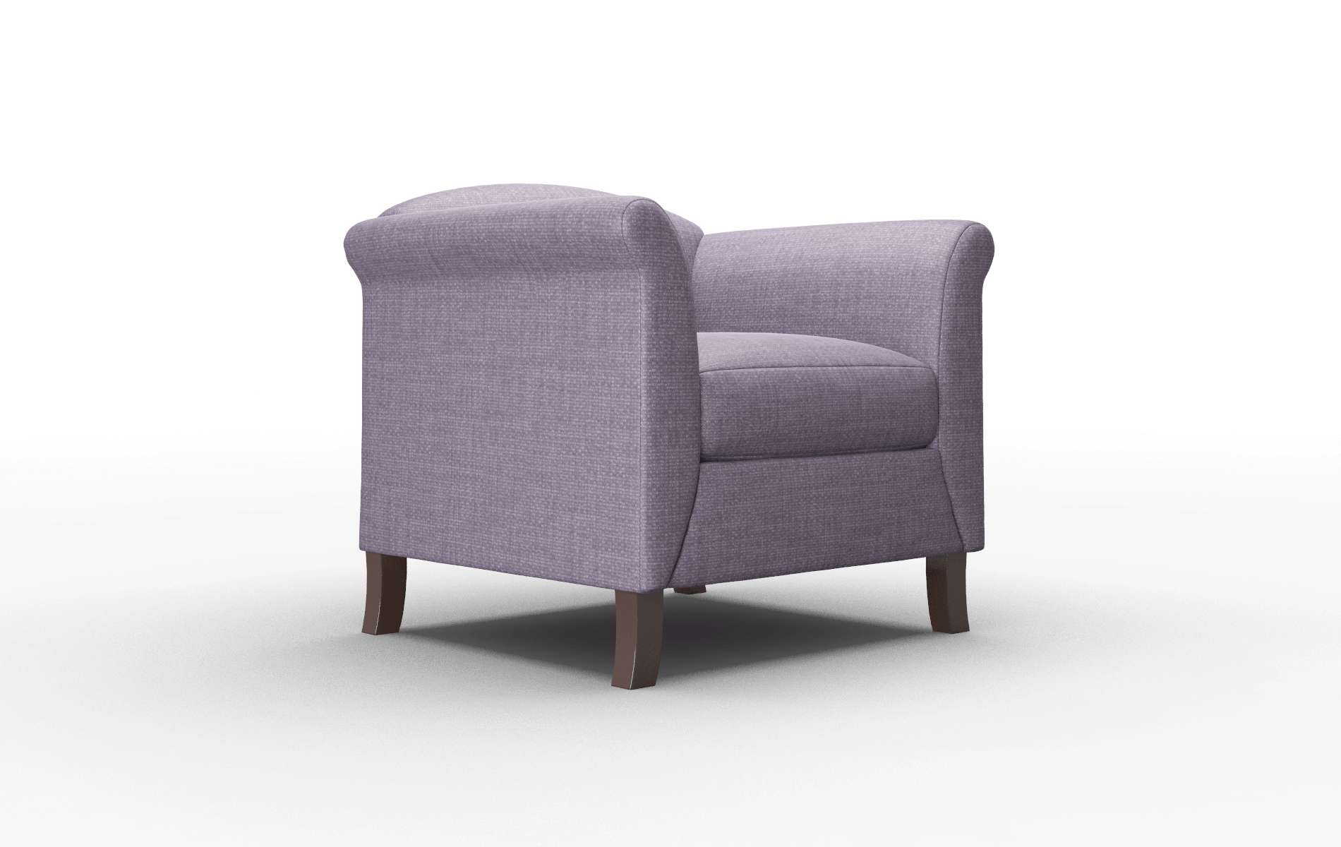 Crete Tess Blackberry Chair espresso legs 2