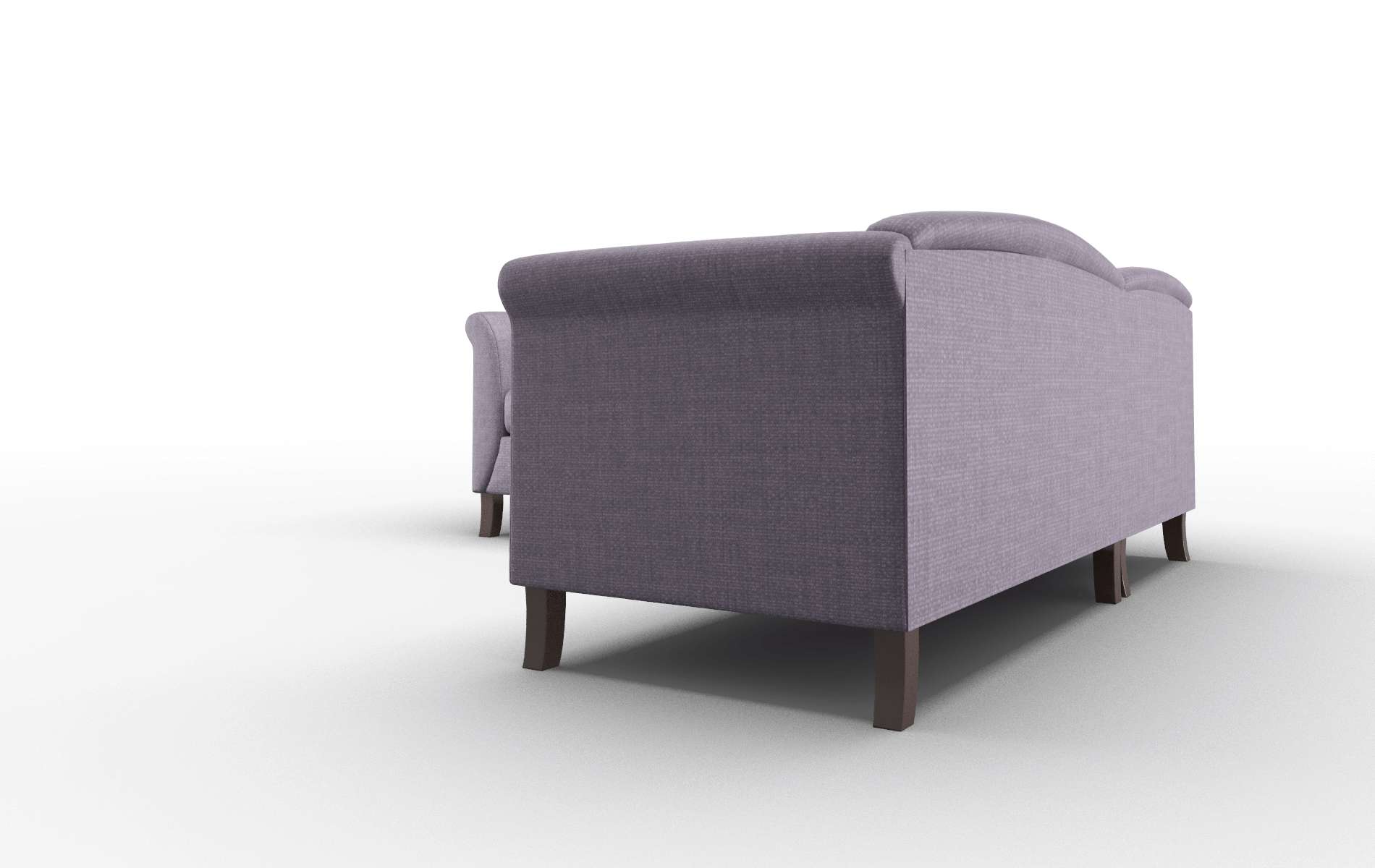 Crete Tess Blackberry Sectional espresso legs 4