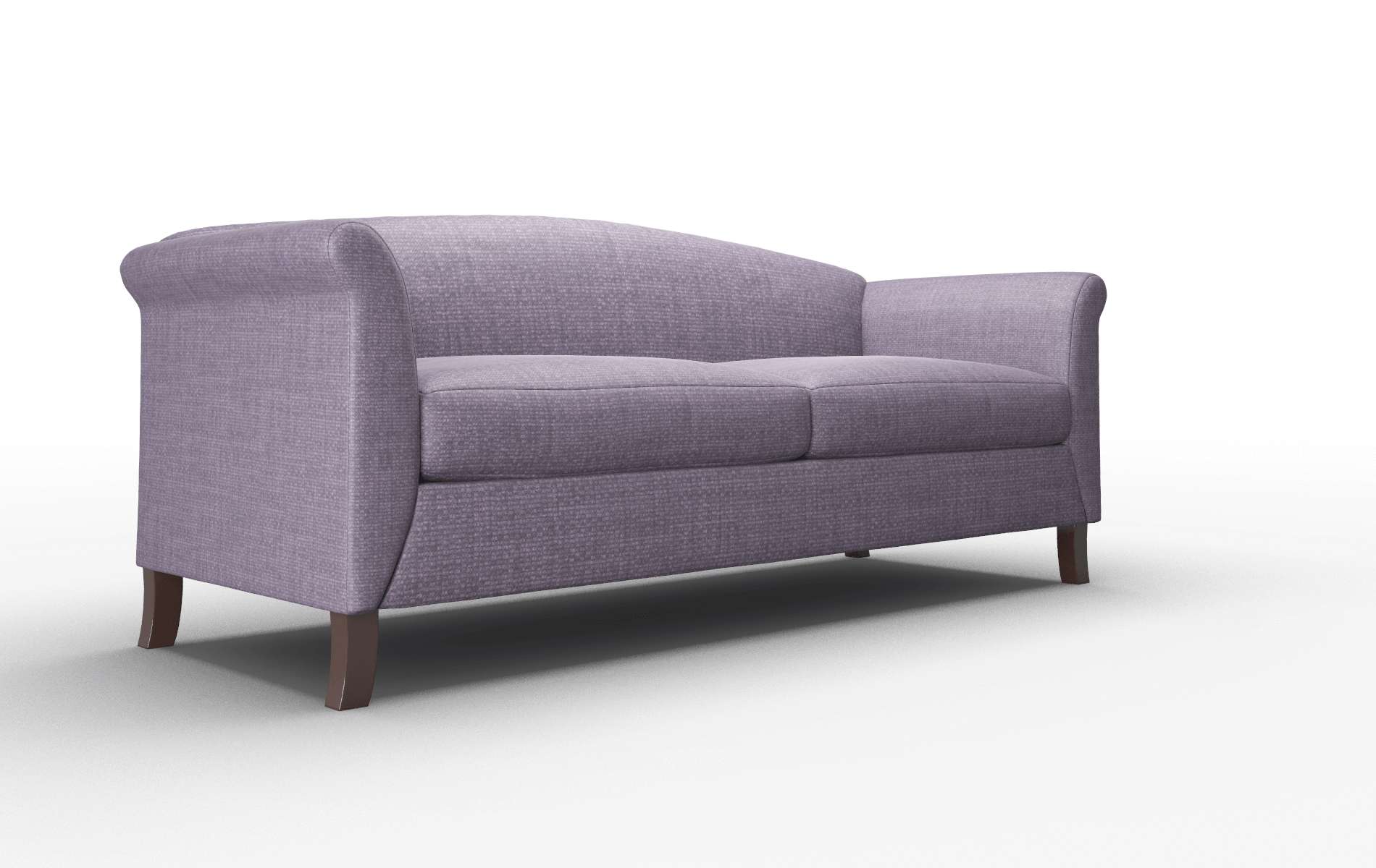 Crete Tess Blackberry Sofa espresso legs 2