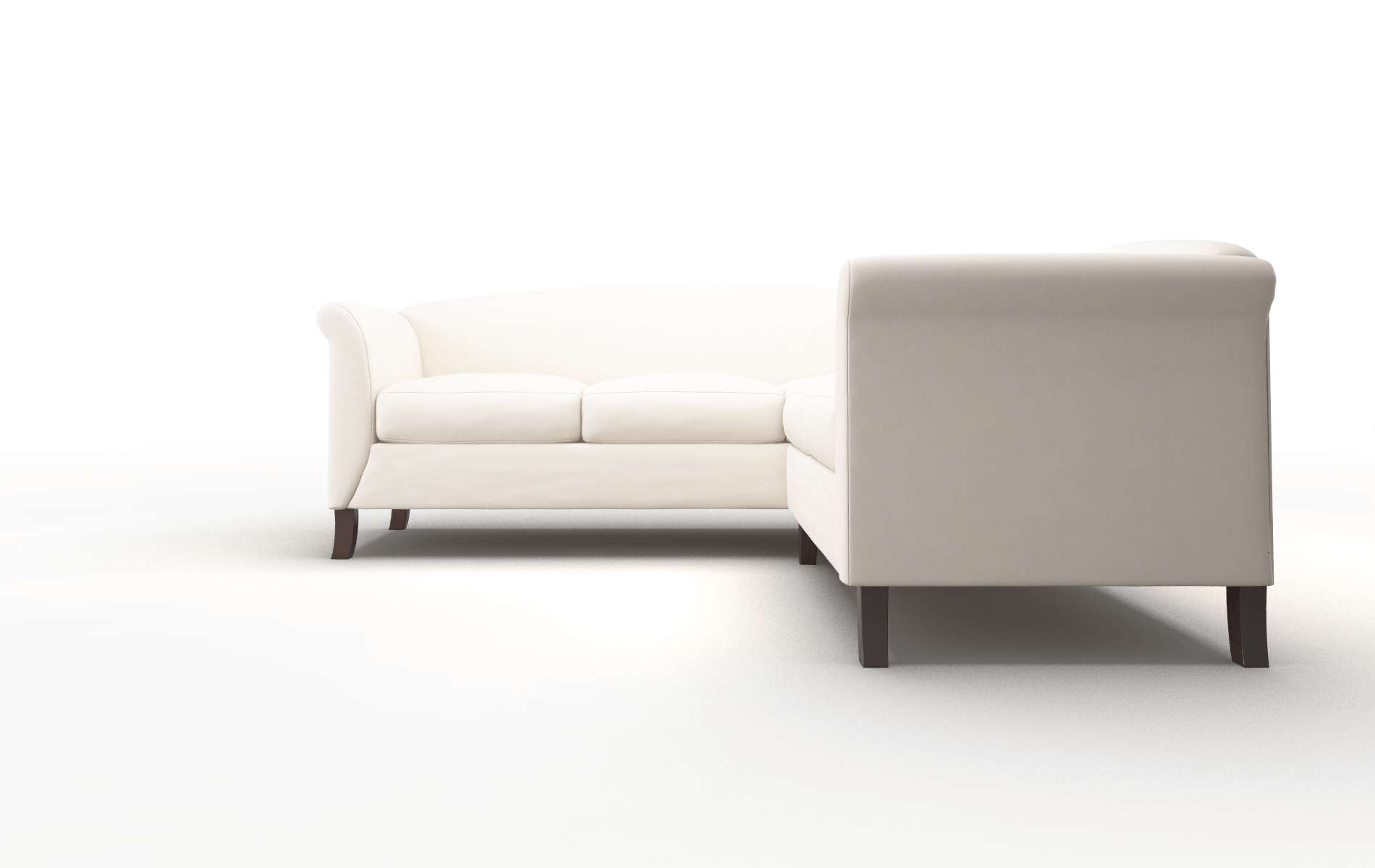 Crete Urban_d Snow Sectional espresso legs 5
