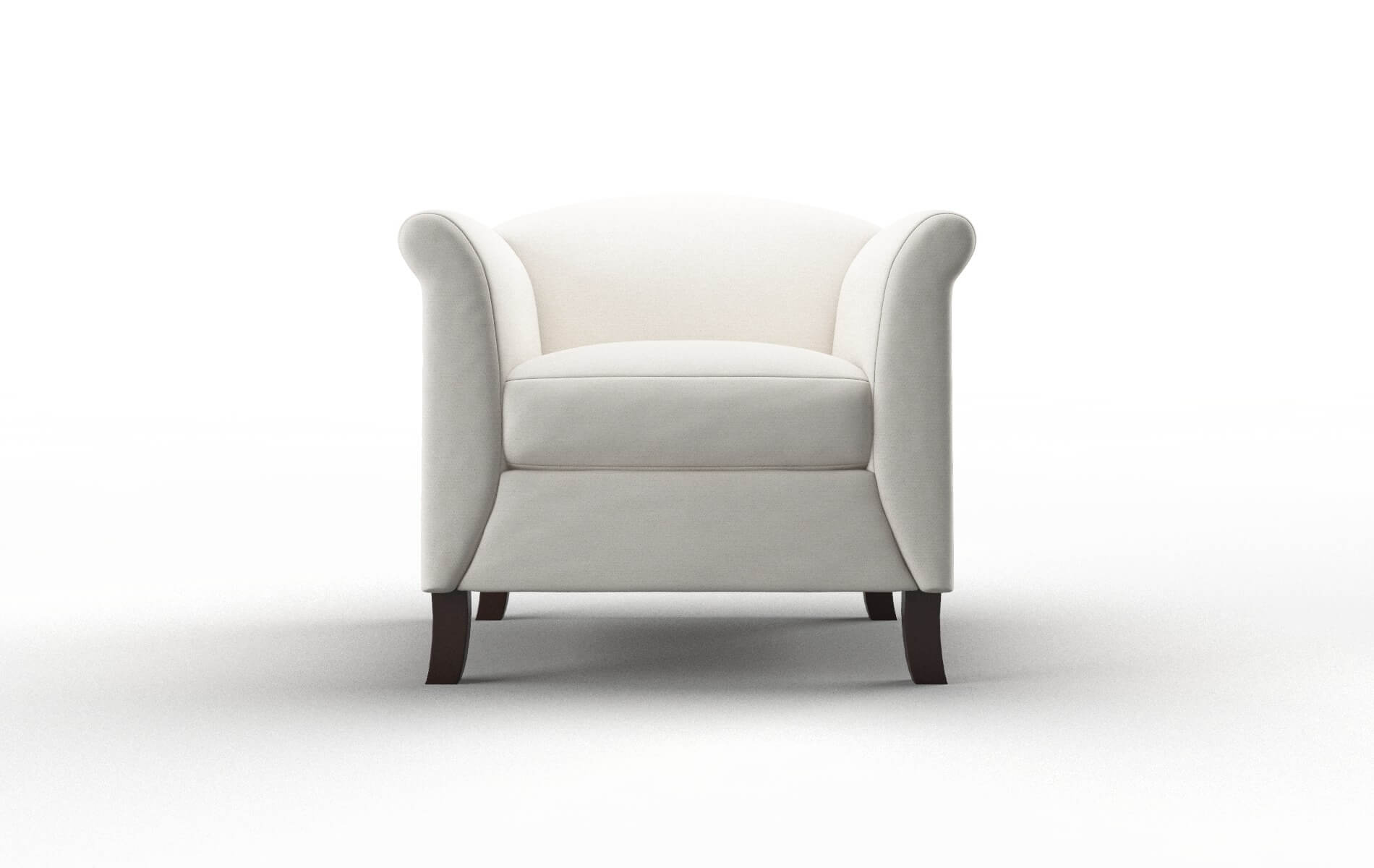 Crete Venice eggshell Chair Espresso Legs  1