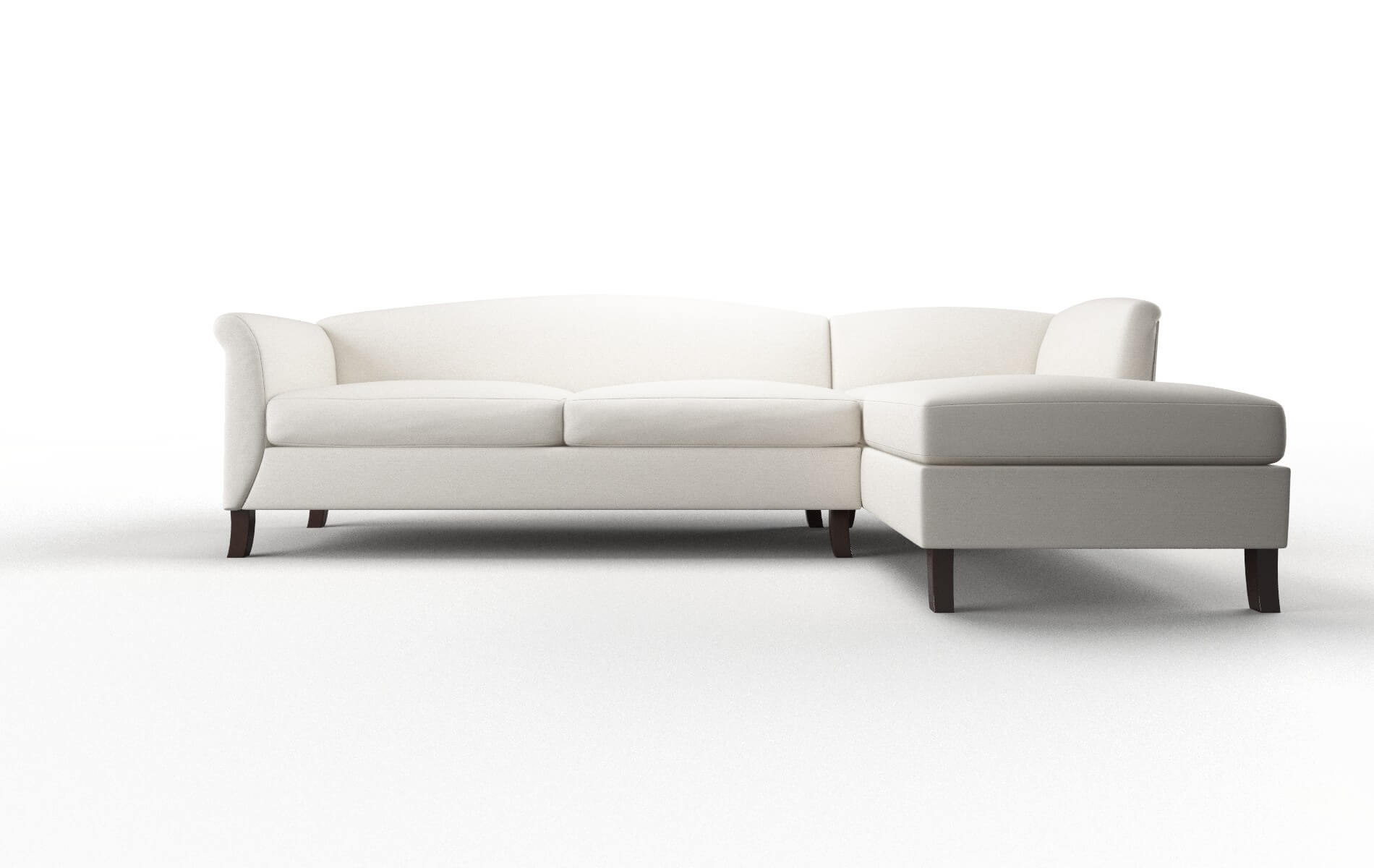 Crete Venice Eggshell Panel espresso legs 1