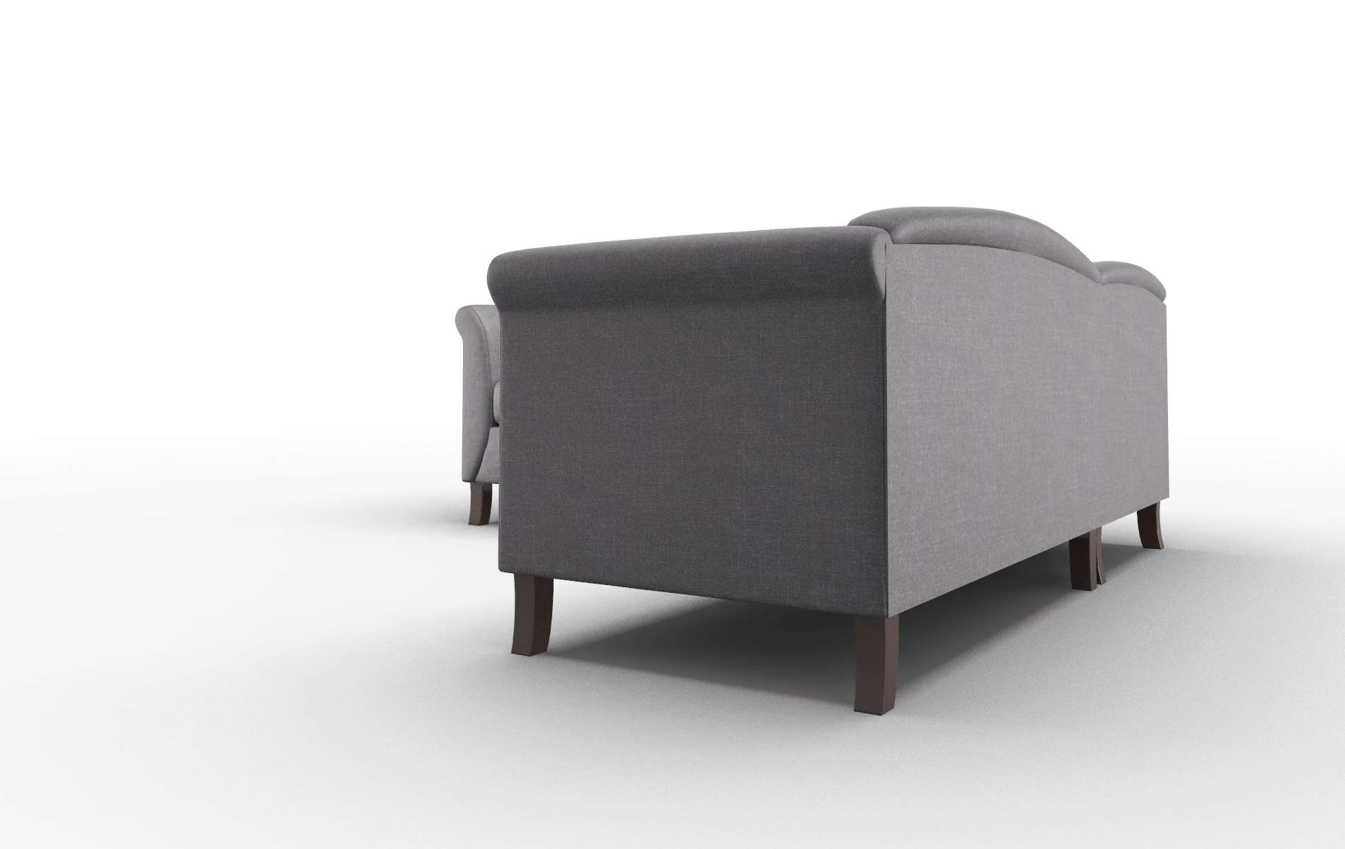 Crete Venus Onyx Sectional espresso legs 4