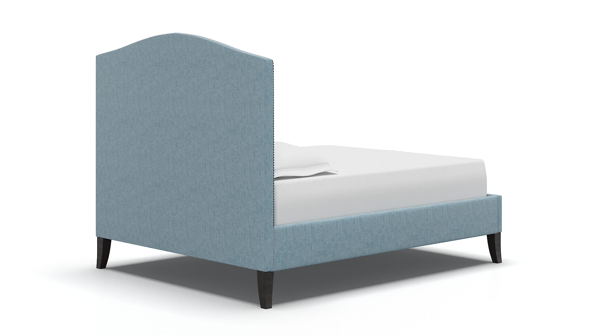 Dalion Atlas Turquoise Bed espresso legs 4
