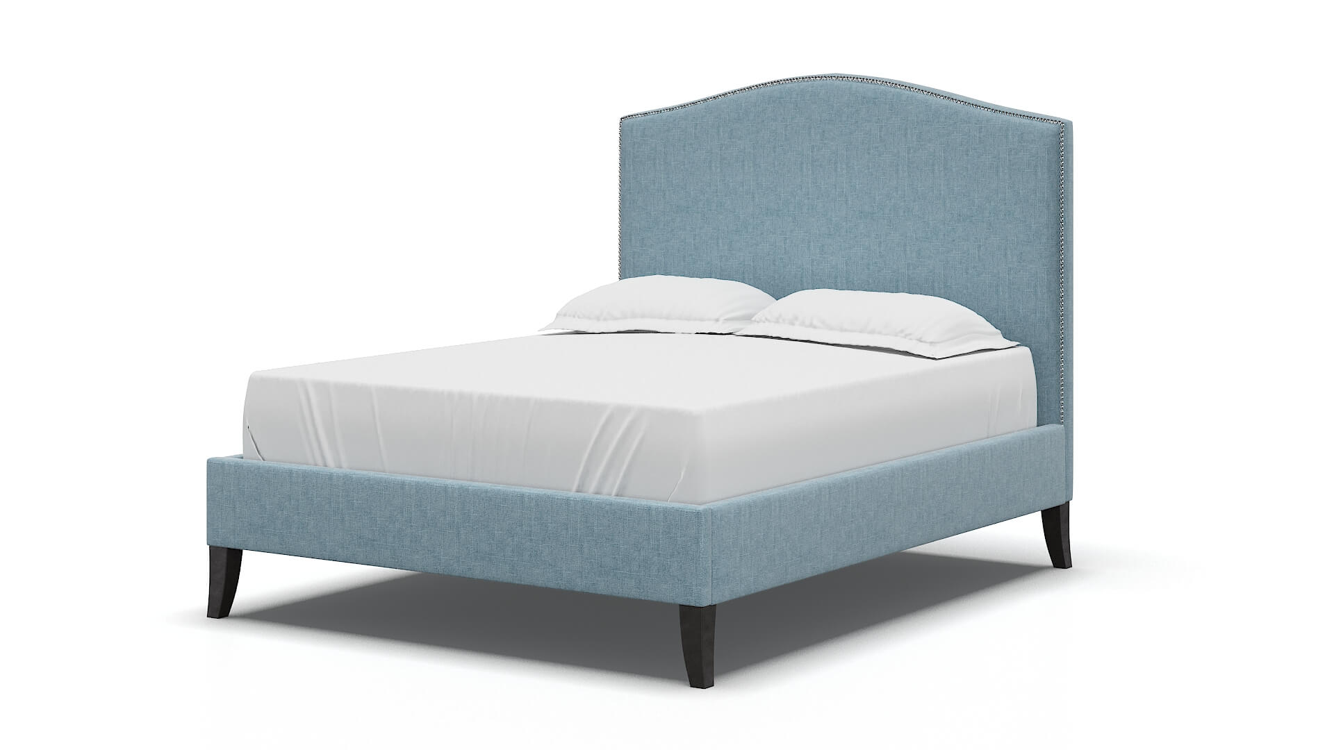 Dalion Atlas Turquoise Bed espresso legs 5