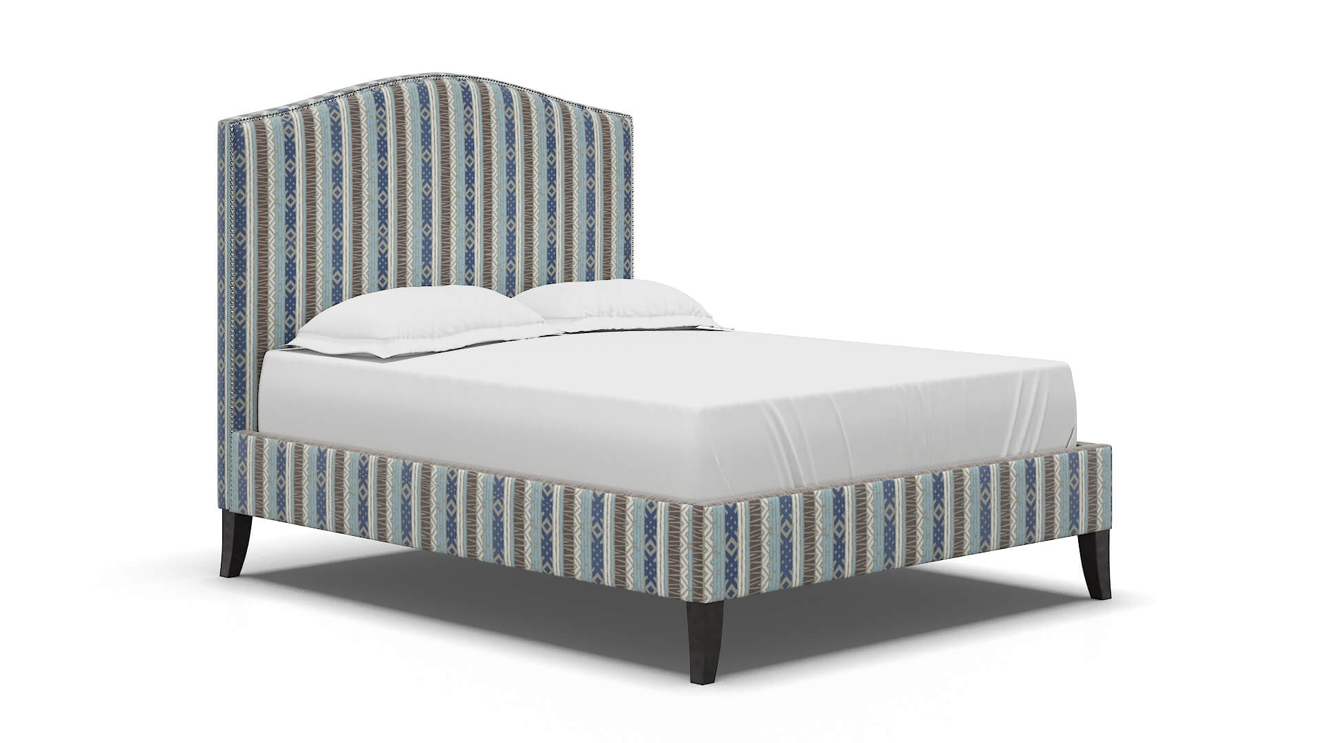 Dalion Bodhi Indigo Bed espresso legs 2