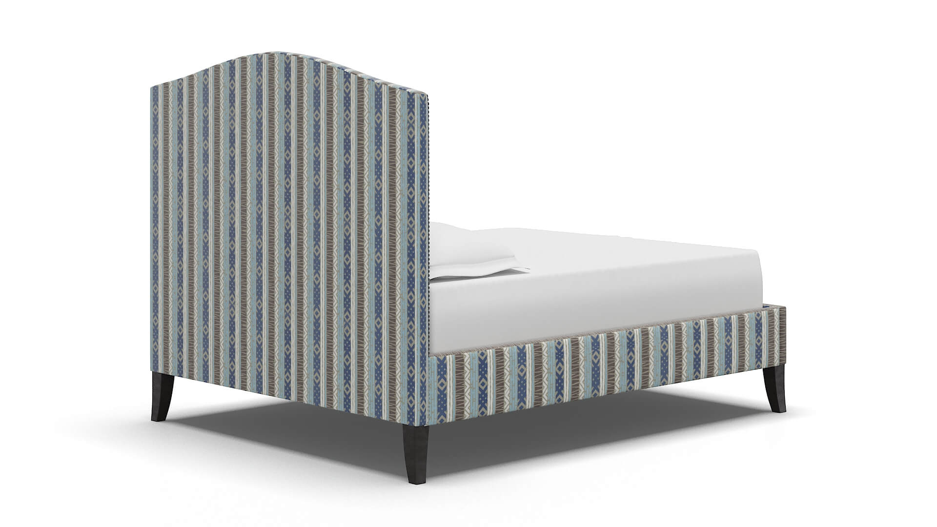 Dalion Bodhi Indigo Bed espresso legs 4