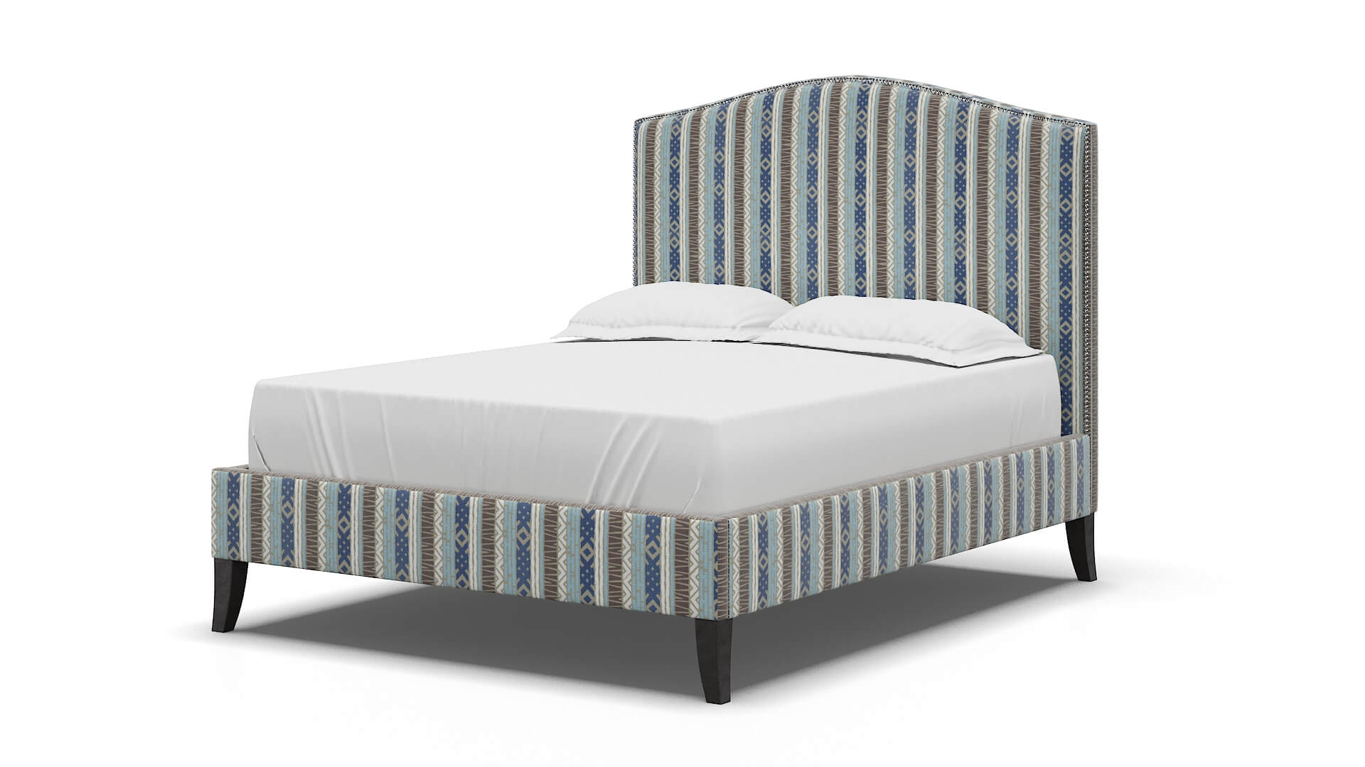 Dalion Bodhi Indigo Bed espresso legs 5