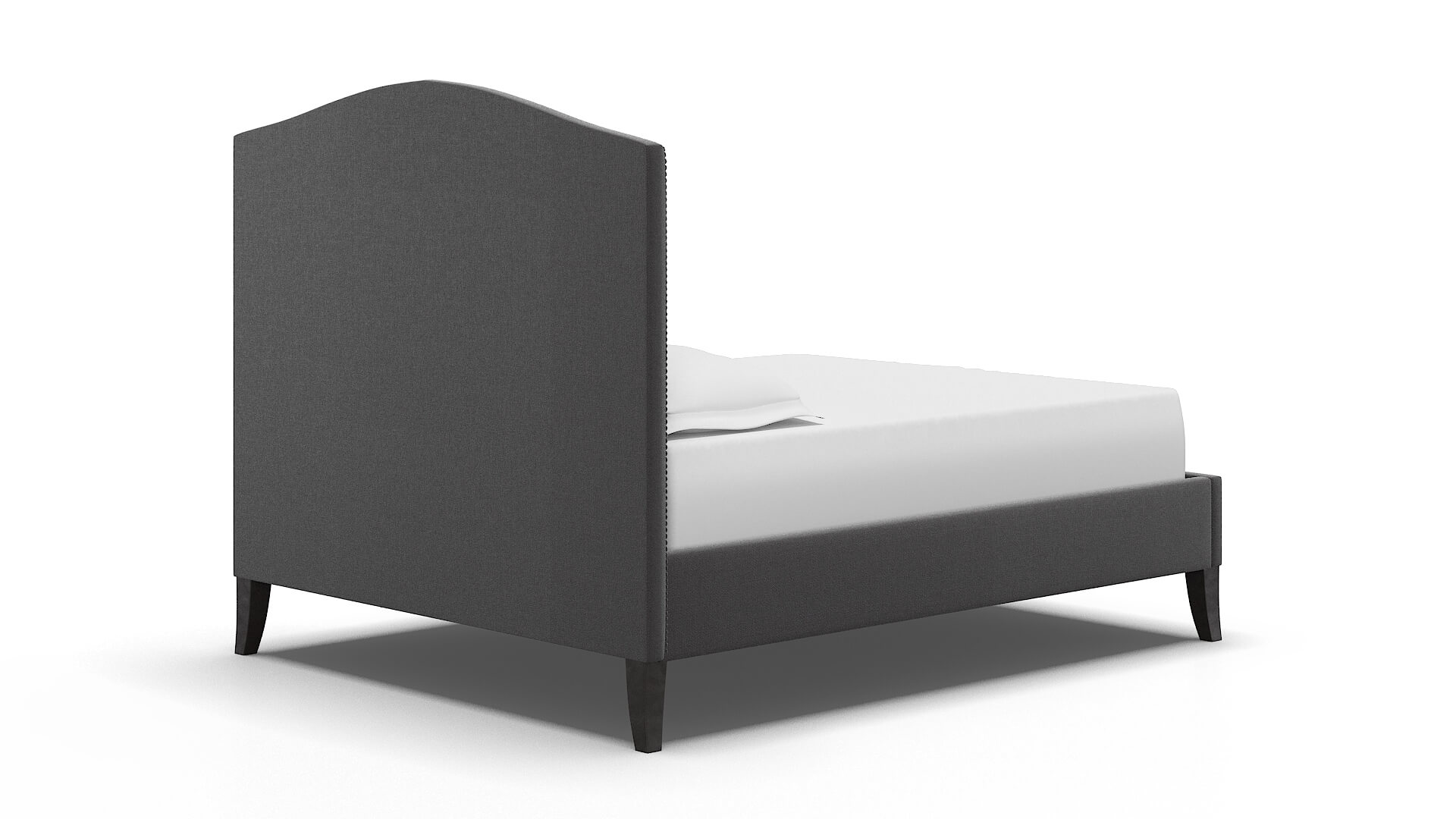 Dalion Catalina Charcoal Bed espresso legs 4